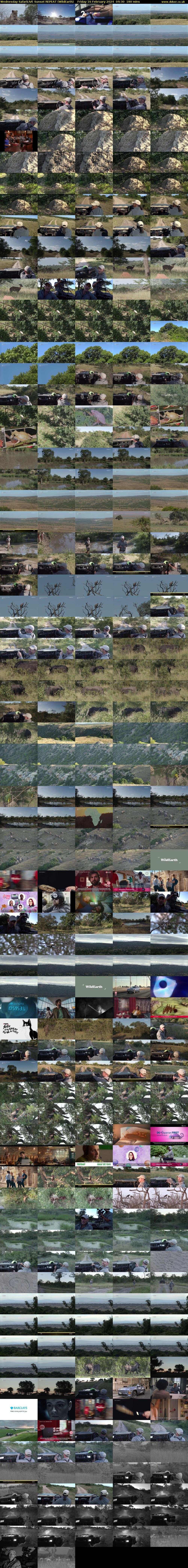 Wednesday SafariLIVE Sunset REPEAT (WildEarth) Friday 16 February 2024 04:30 - 07:30