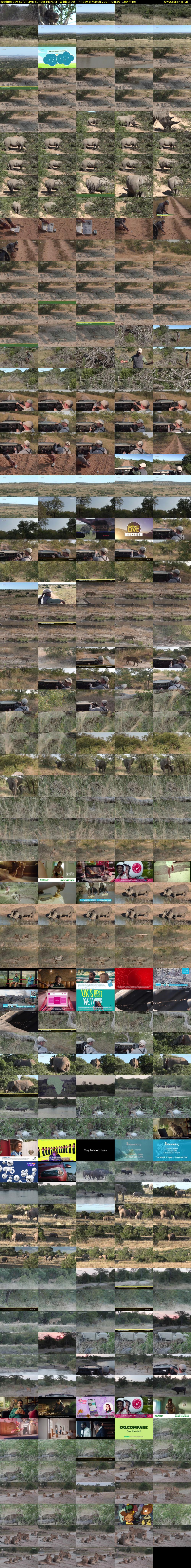 Wednesday SafariLIVE Sunset REPEAT (WildEarth) Friday 8 March 2024 04:30 - 07:30