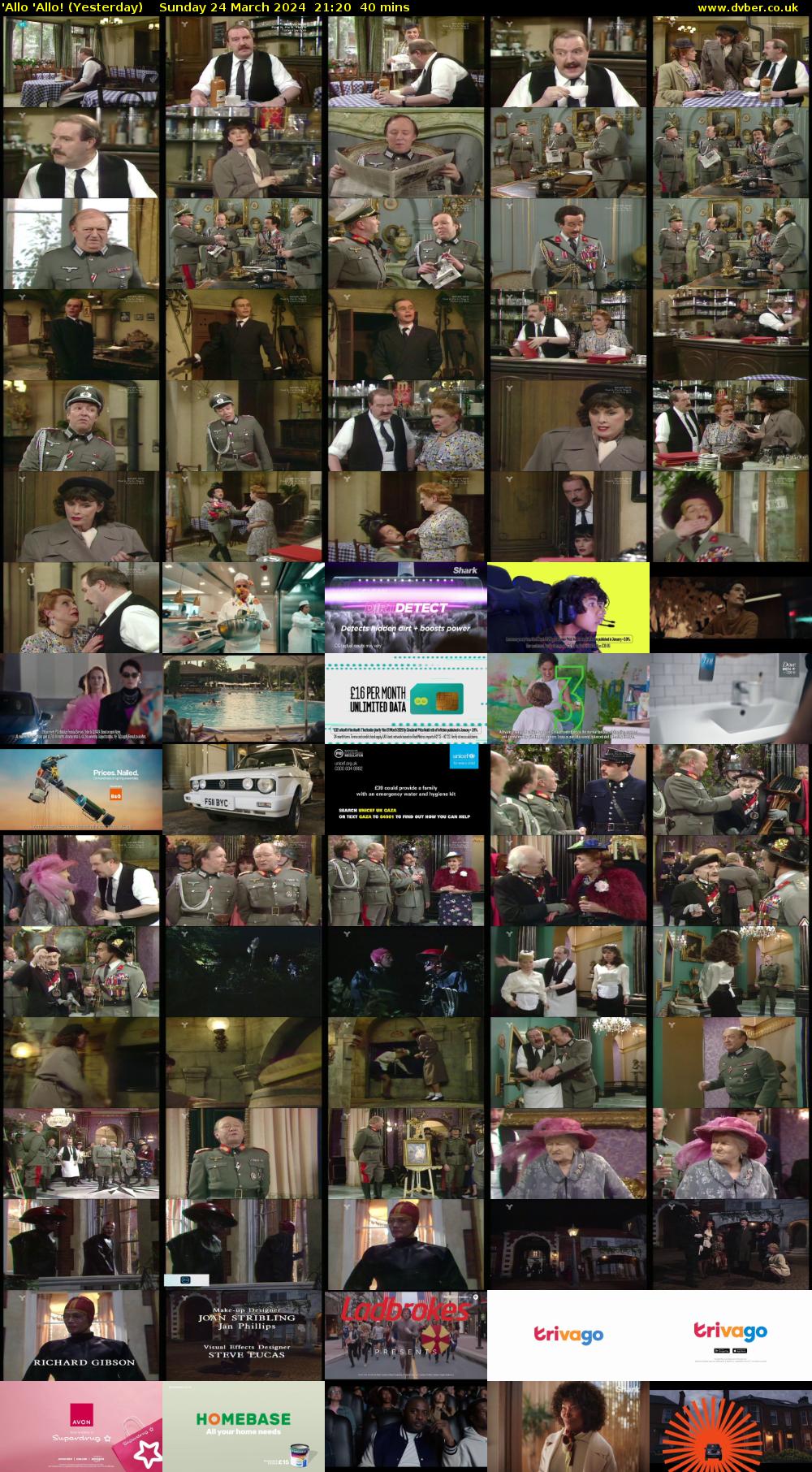 'Allo 'Allo! (Yesterday) Sunday 24 March 2024 21:20 - 22:00