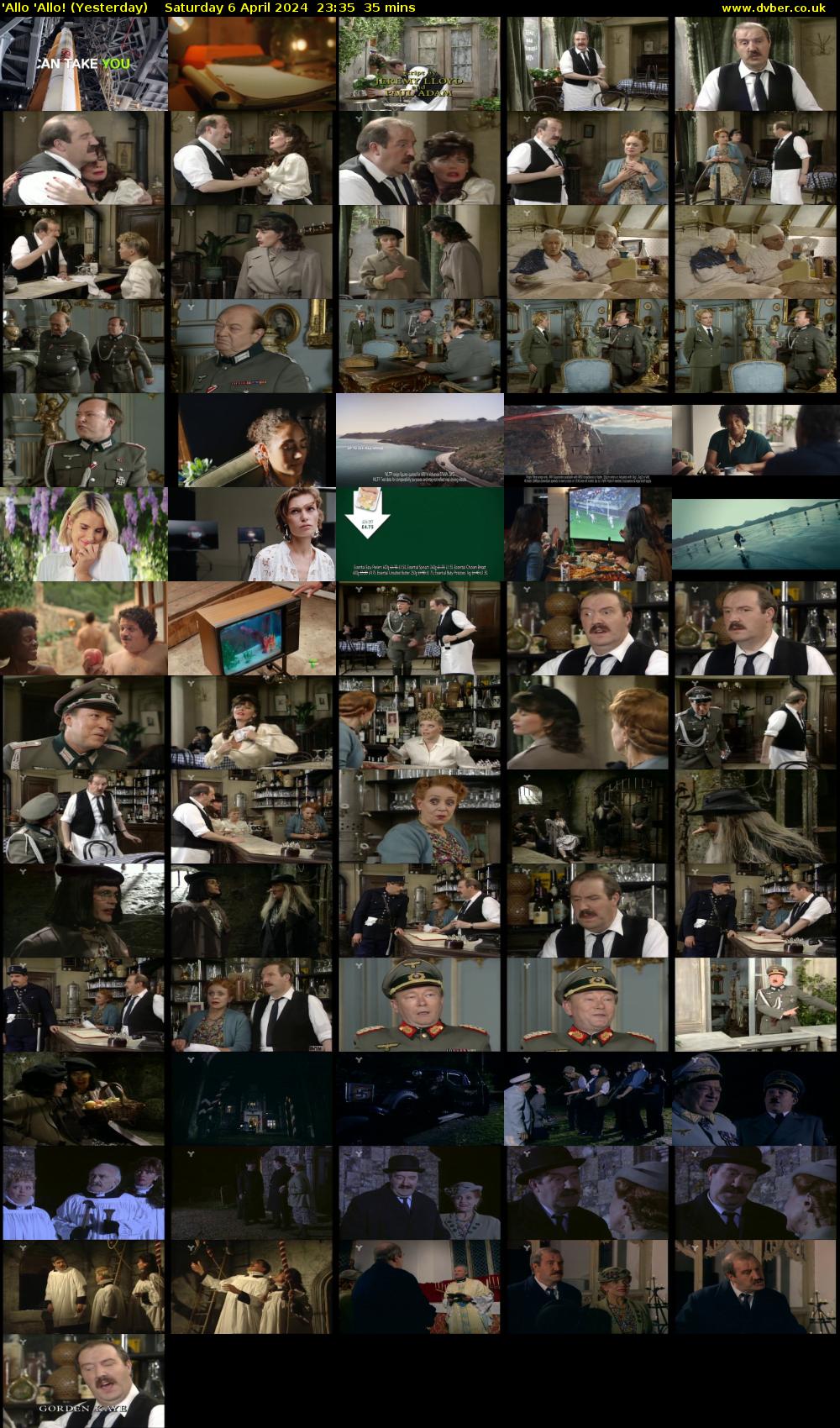 'Allo 'Allo! (Yesterday) Saturday 6 April 2024 23:35 - 00:10