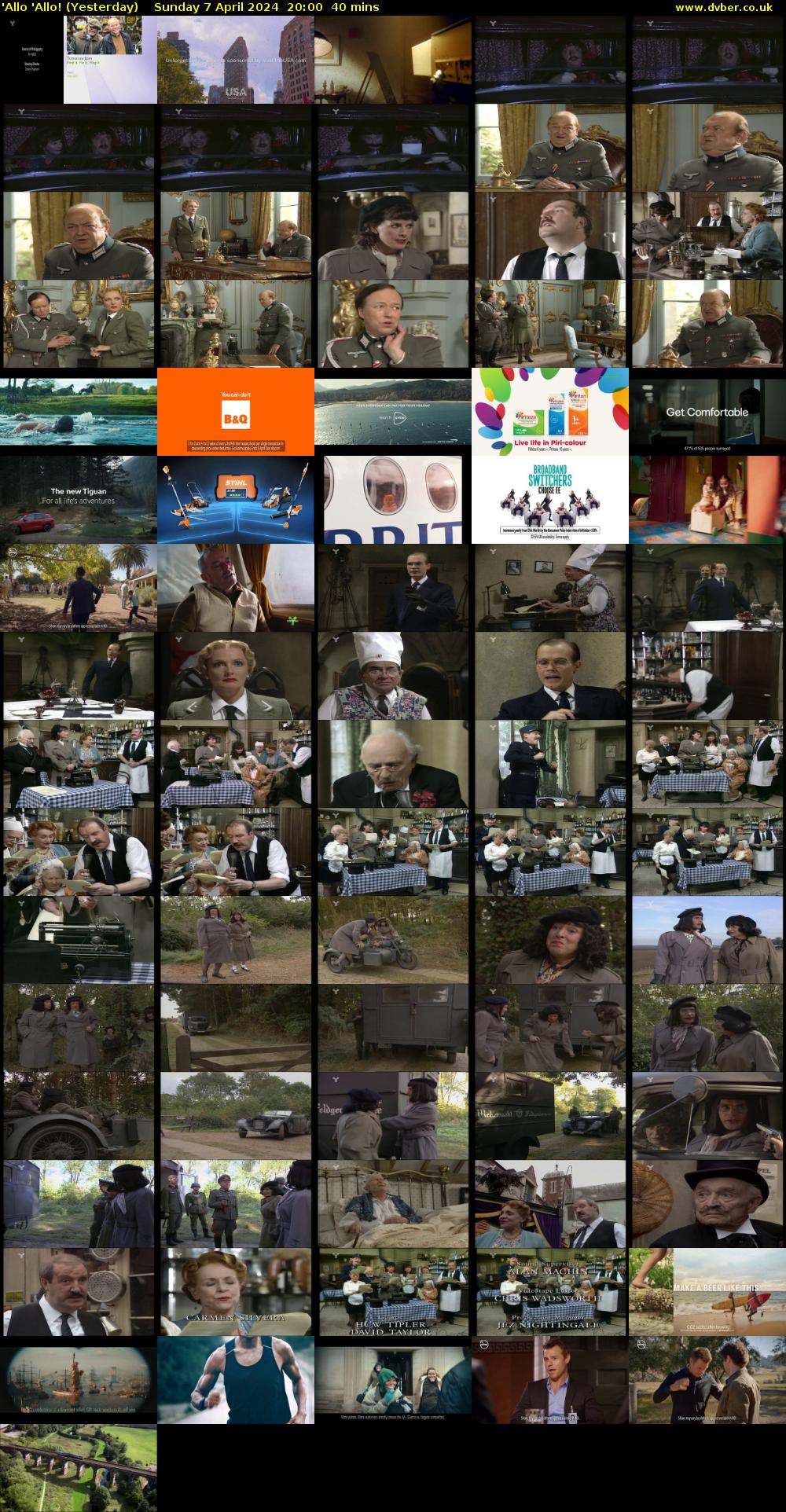 'Allo 'Allo! (Yesterday) Sunday 7 April 2024 20:00 - 20:40