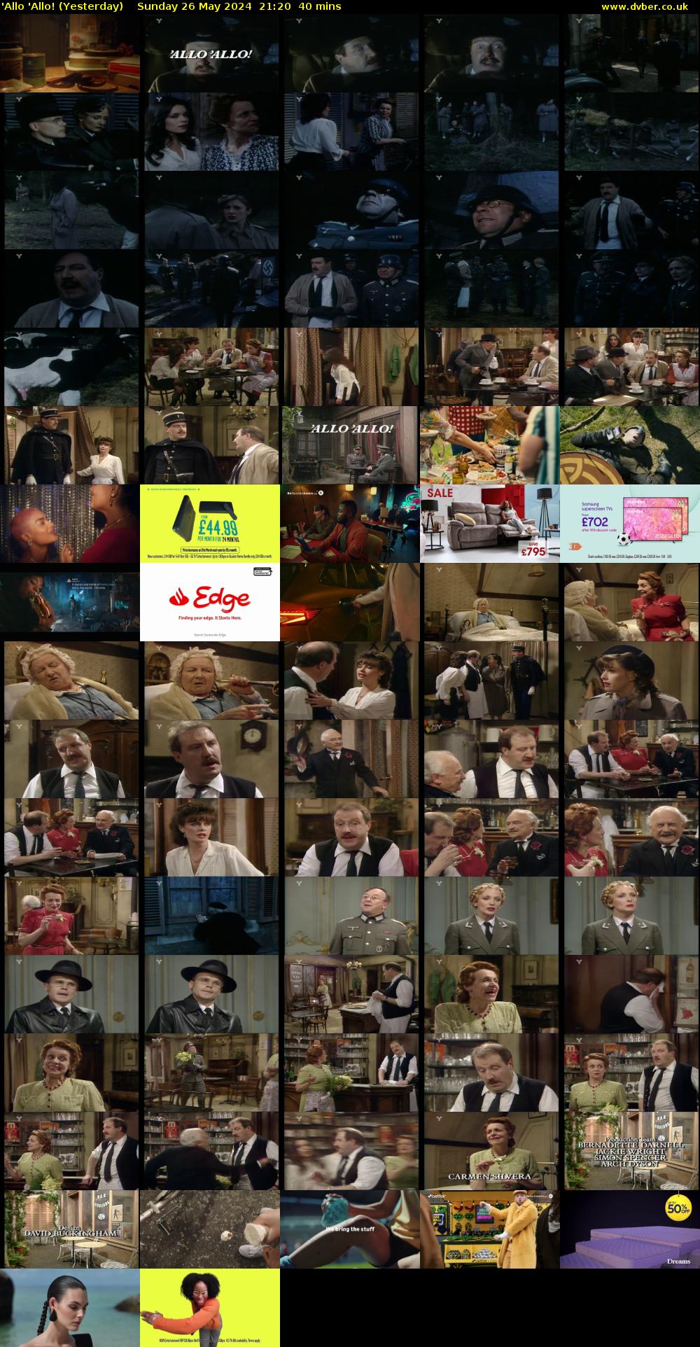 'Allo 'Allo! (Yesterday) Sunday 26 May 2024 21:20 - 22:00