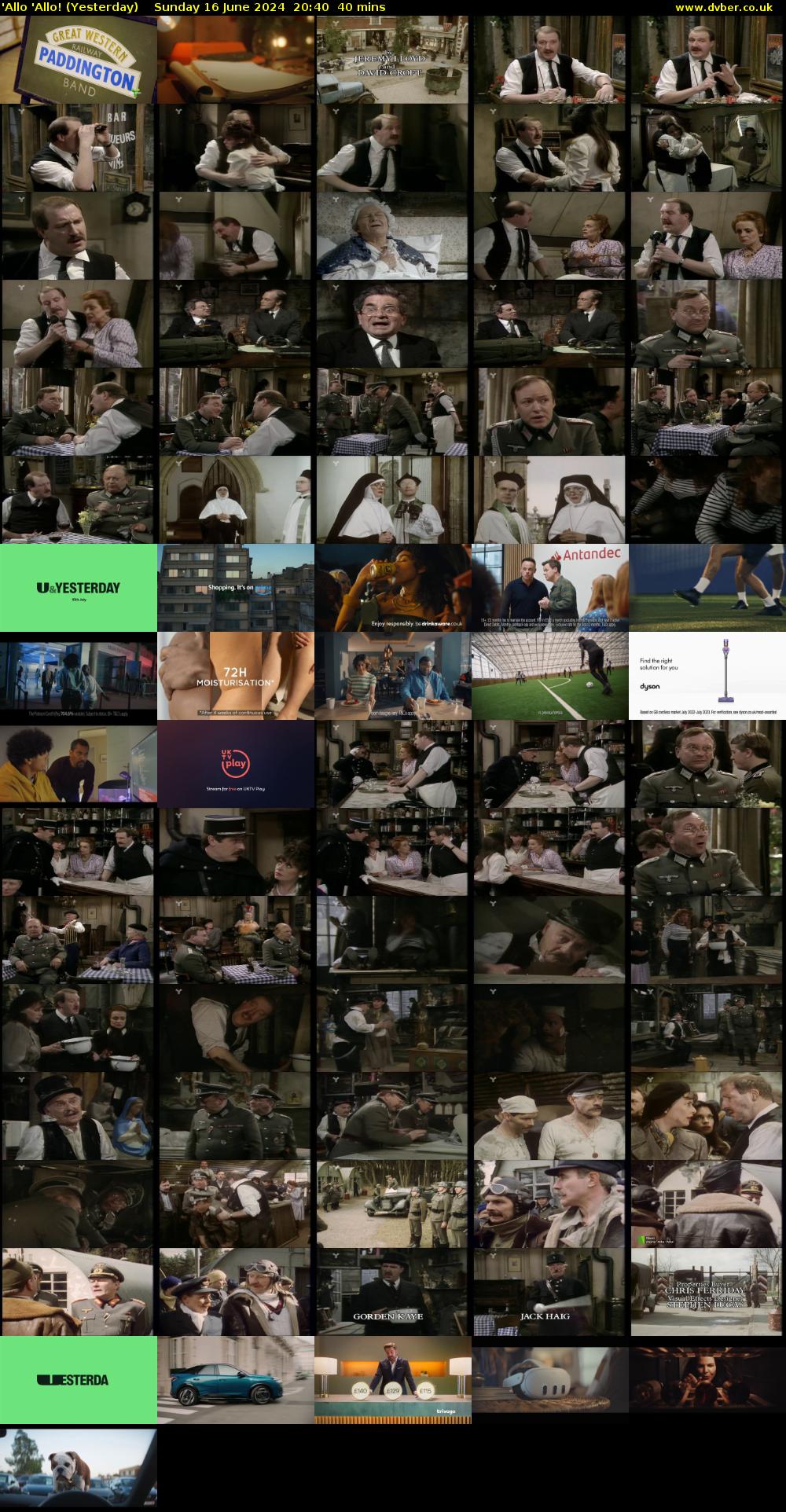 'Allo 'Allo! (Yesterday) Sunday 16 June 2024 20:40 - 21:20
