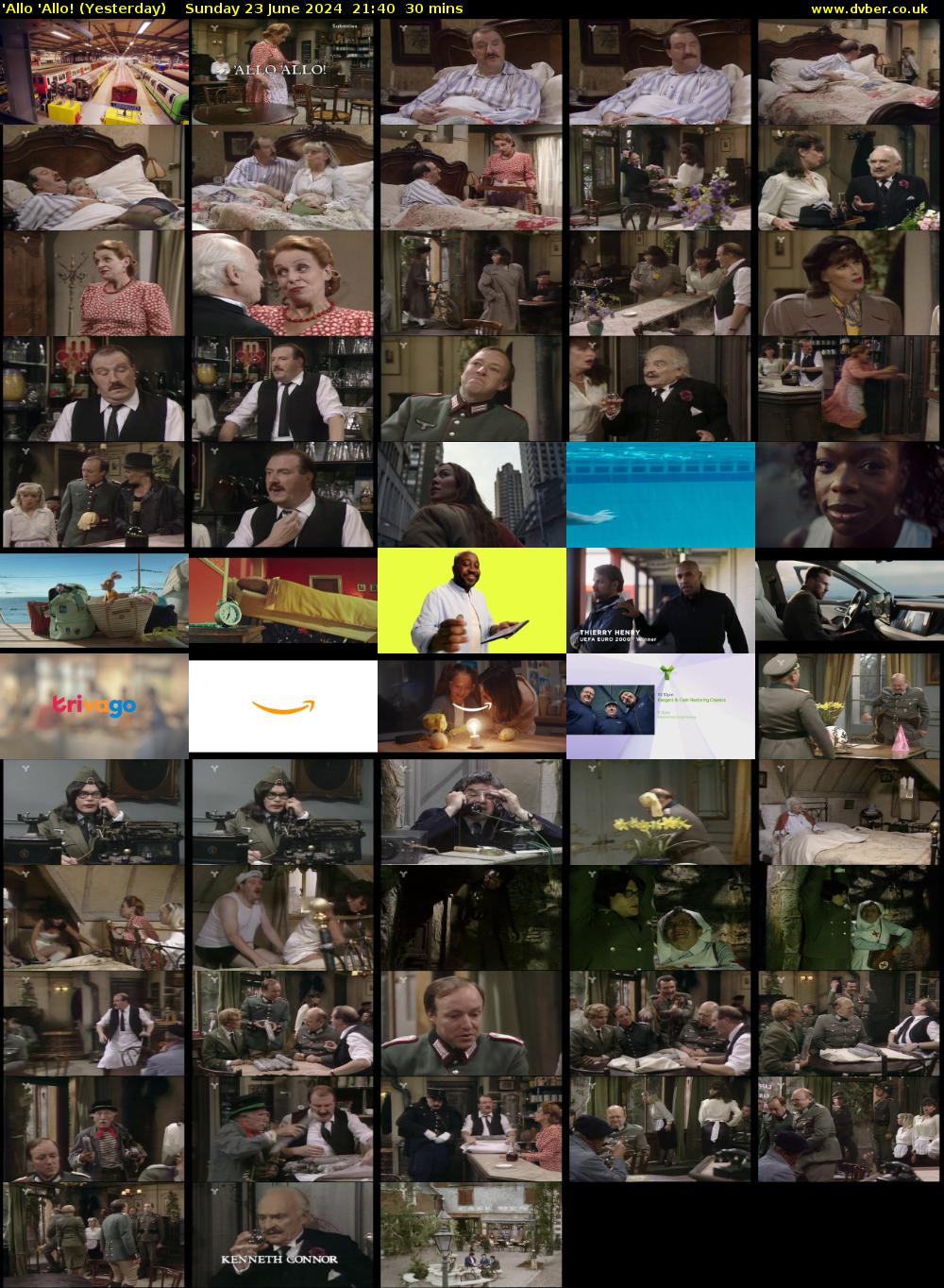 'Allo 'Allo! (Yesterday) Sunday 23 June 2024 21:40 - 22:10