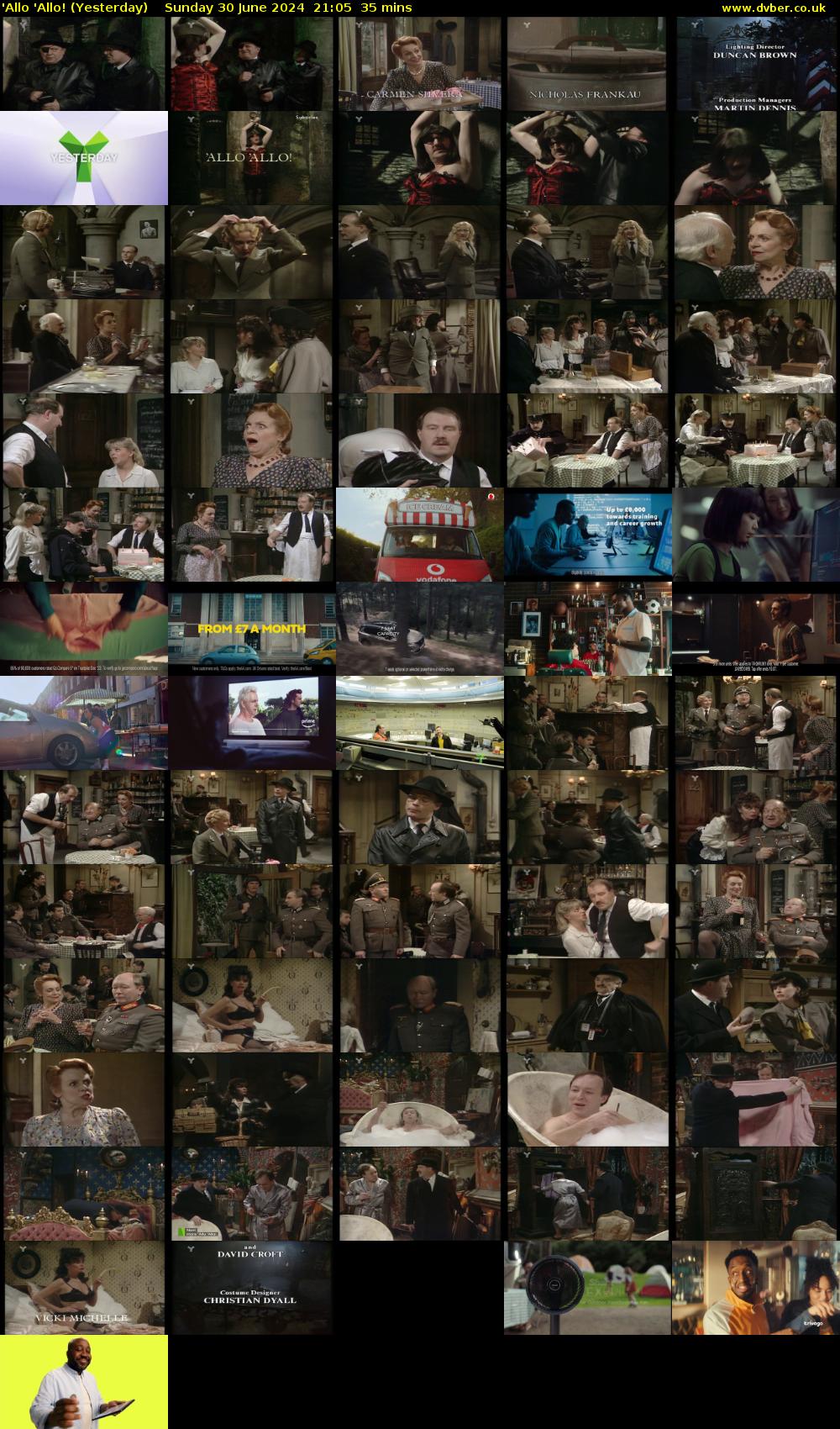 'Allo 'Allo! (Yesterday) Sunday 30 June 2024 21:05 - 21:40