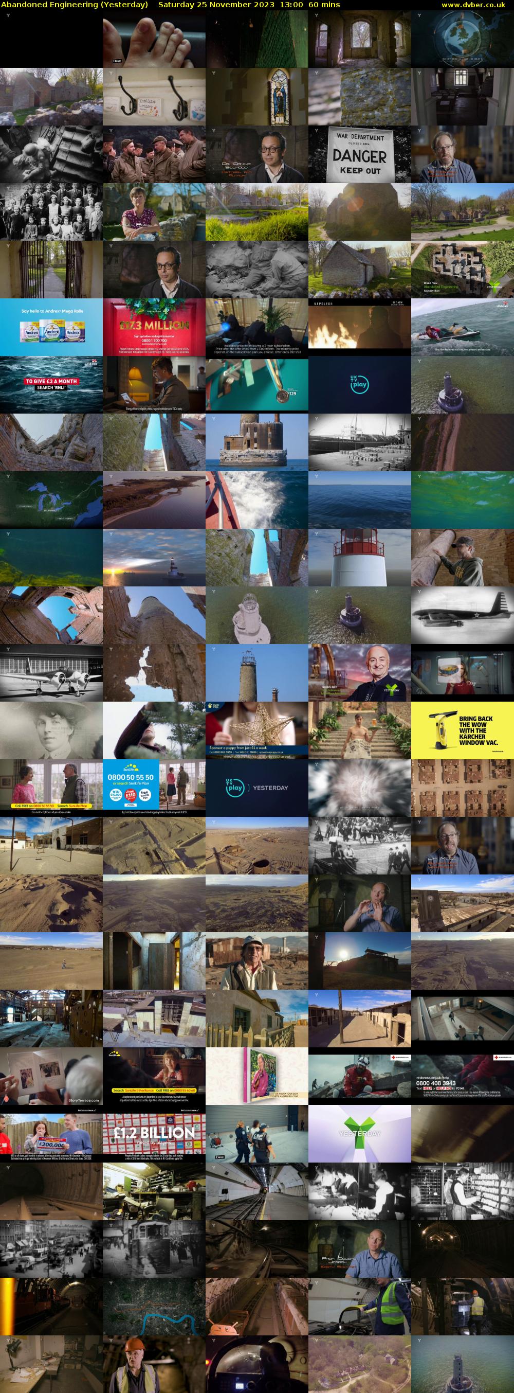 Abandoned Engineering (Yesterday) Saturday 25 November 2023 13:00 - 14:00