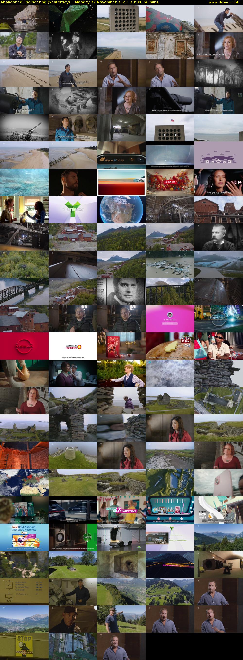 Abandoned Engineering (Yesterday) Monday 27 November 2023 23:00 - 00:00