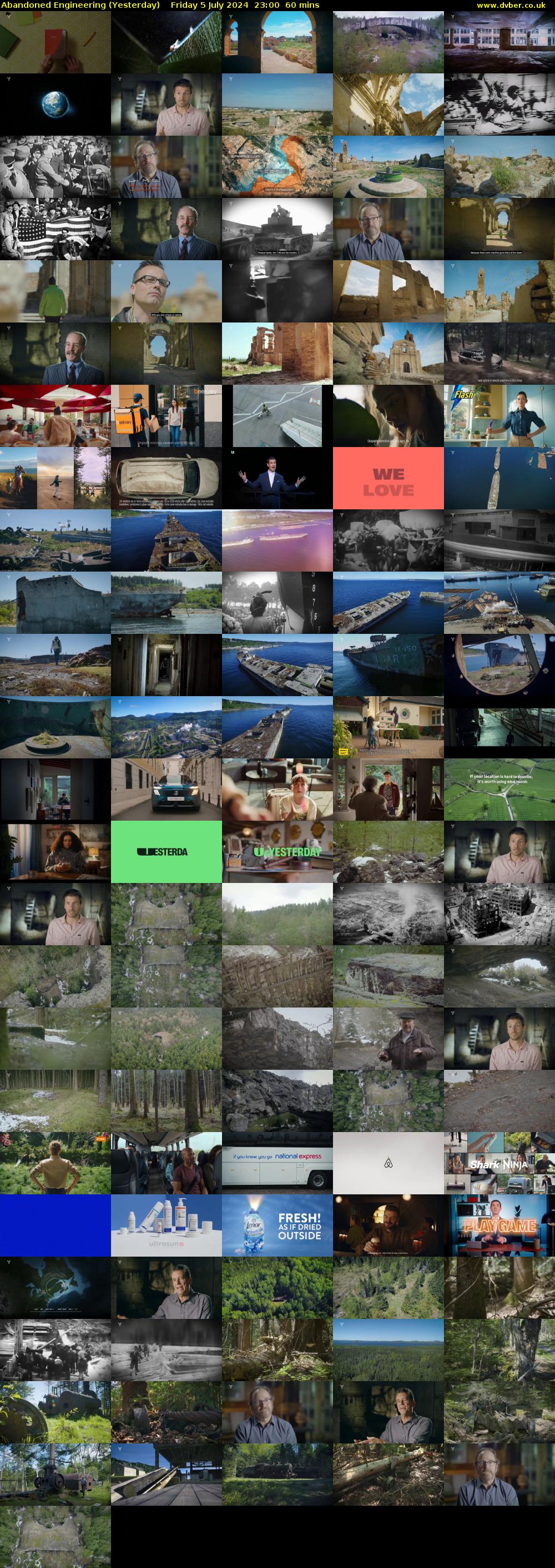Abandoned Engineering (Yesterday) Friday 5 July 2024 23:00 - 00:00