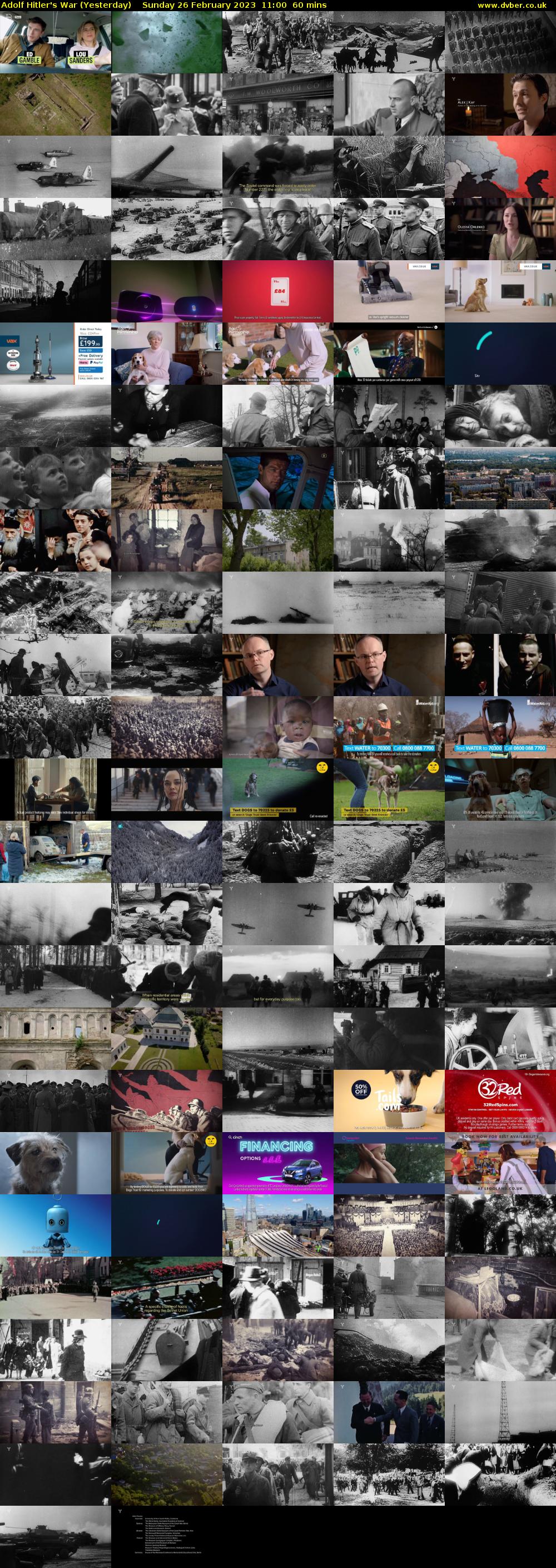 Adolf Hitler's War (Yesterday) Sunday 26 February 2023 11:00 - 12:00