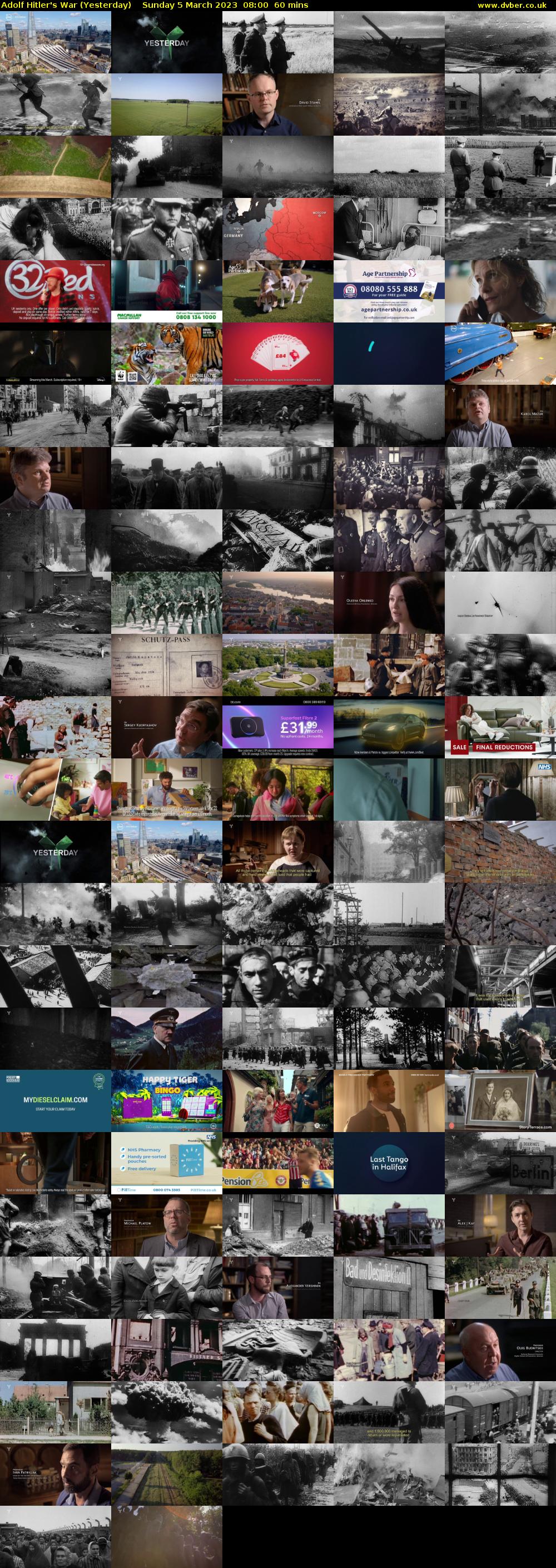 Adolf Hitler's War (Yesterday) Sunday 5 March 2023 08:00 - 09:00