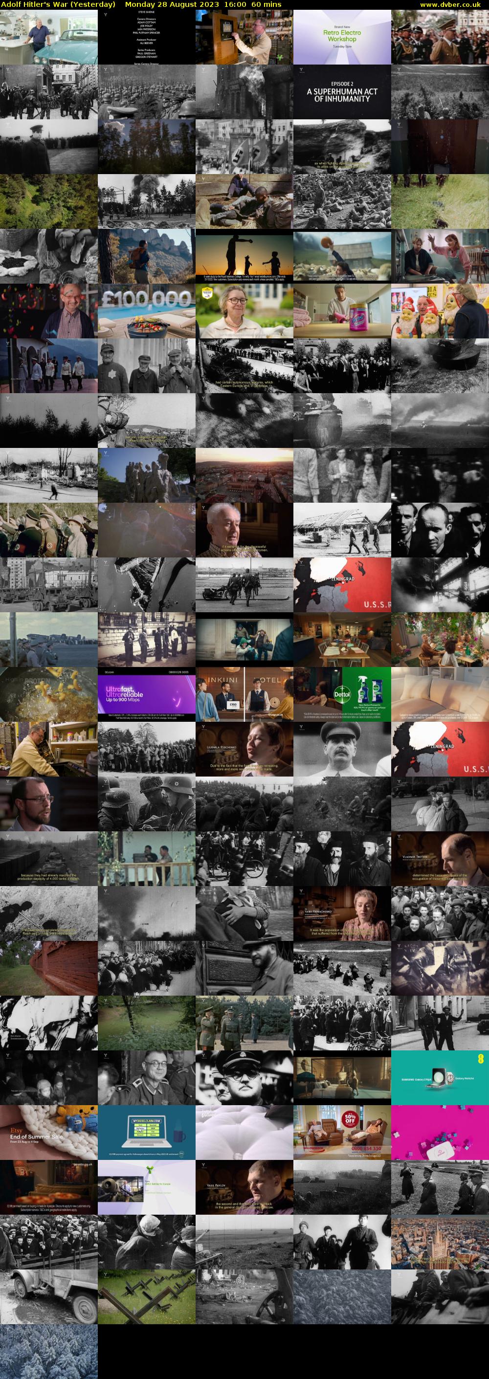 Adolf Hitler's War (Yesterday) Monday 28 August 2023 16:00 - 17:00
