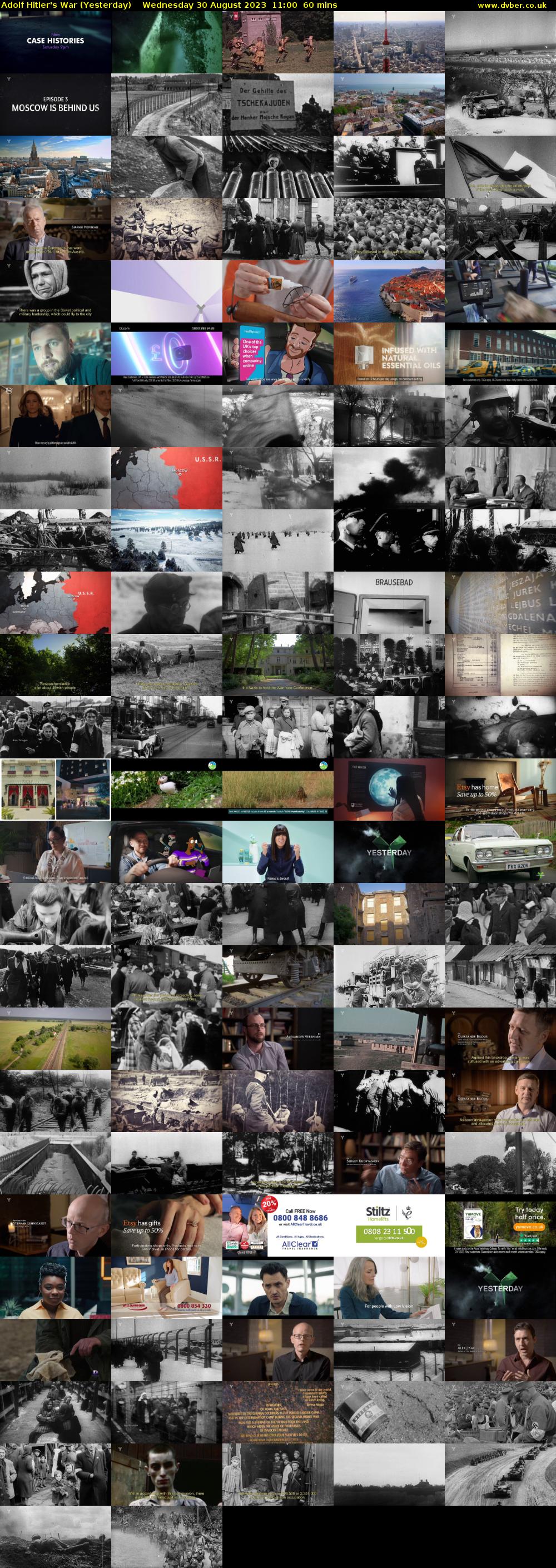 Adolf Hitler's War (Yesterday) Wednesday 30 August 2023 11:00 - 12:00