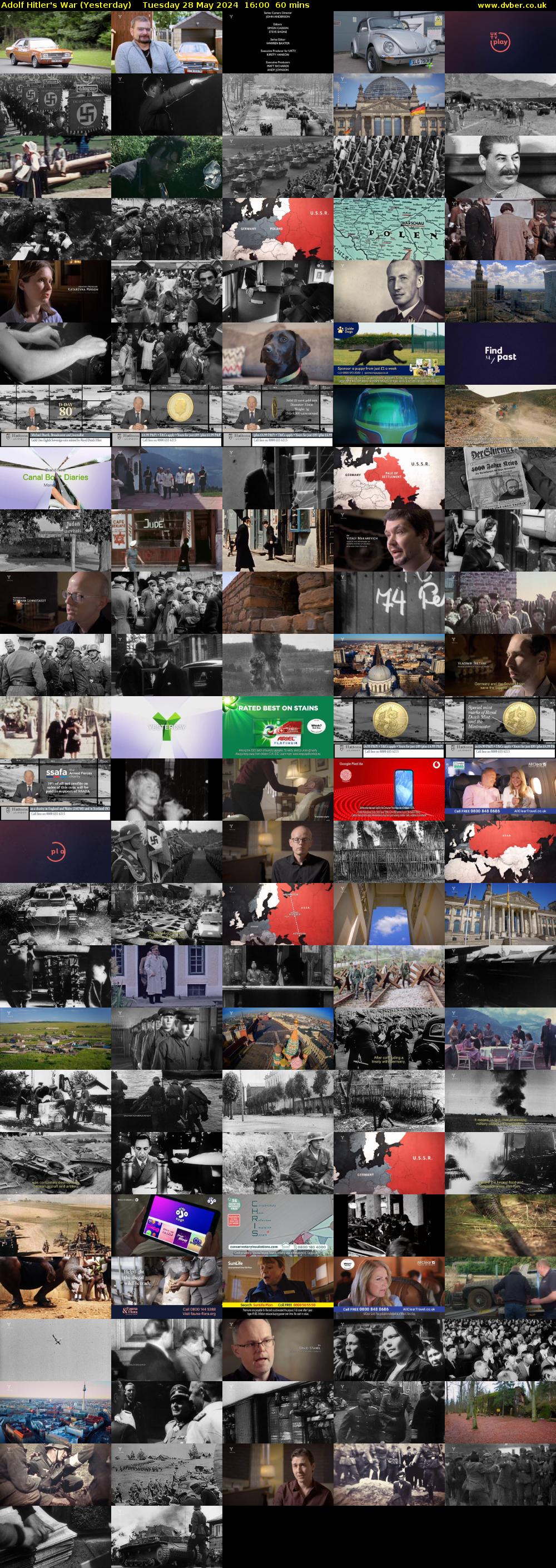 Adolf Hitler's War (Yesterday) Tuesday 28 May 2024 16:00 - 17:00