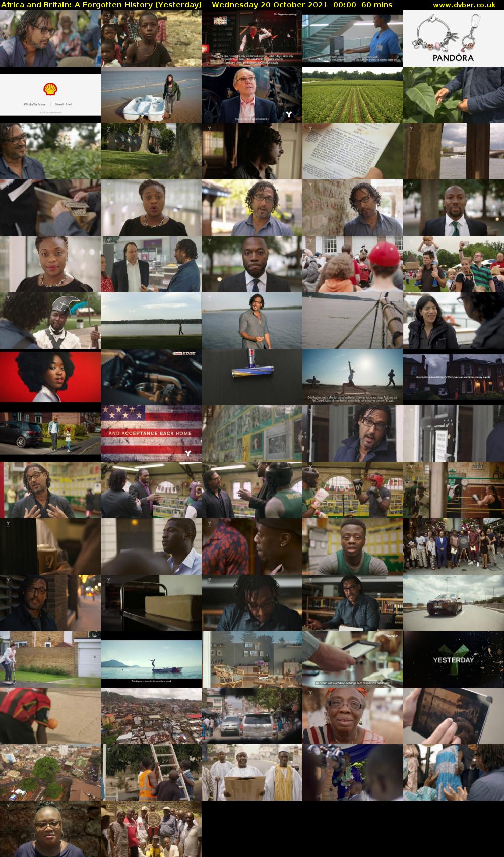 Africa and Britain: A Forgotten History (Yesterday) Wednesday 20 October 2021 00:00 - 01:00