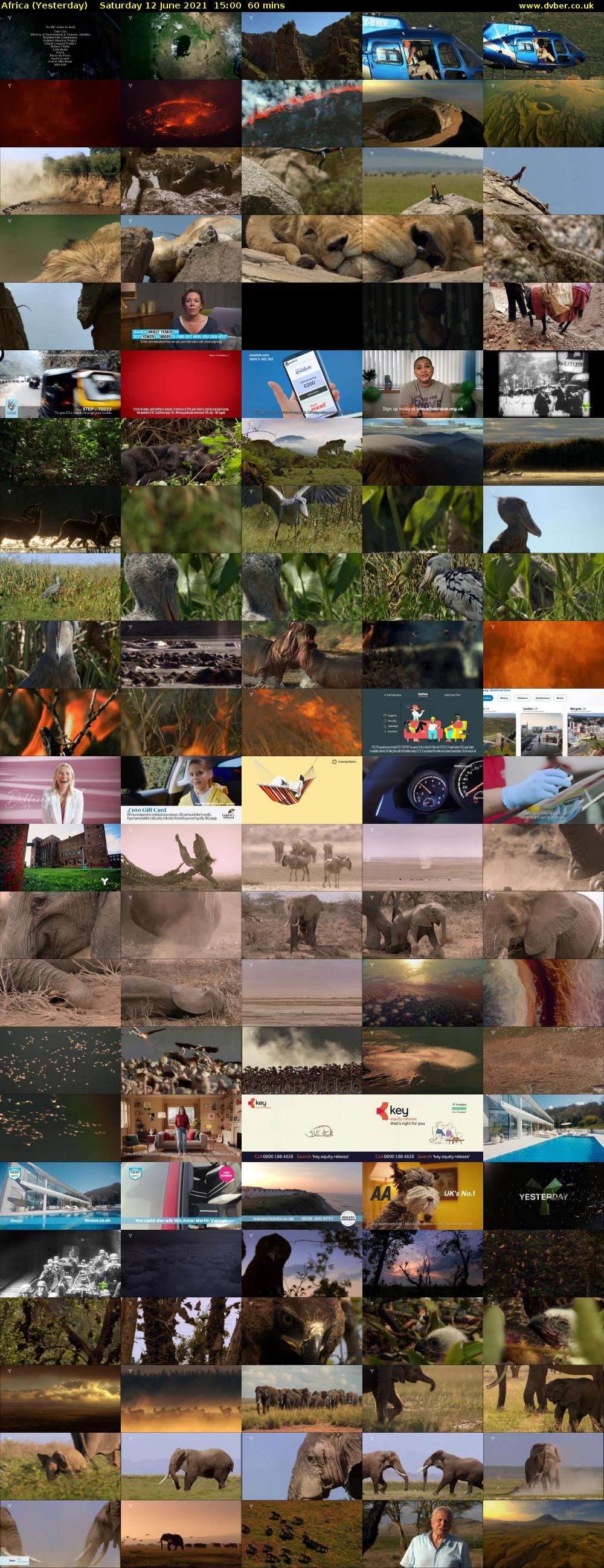 Africa (Yesterday) Saturday 12 June 2021 15:00 - 16:00
