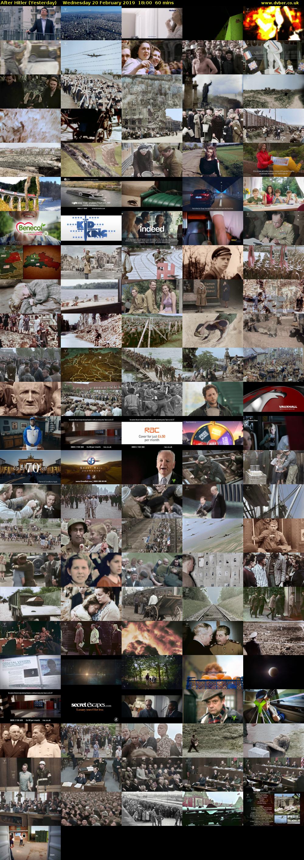 After Hitler (Yesterday) Wednesday 20 February 2019 18:00 - 19:00