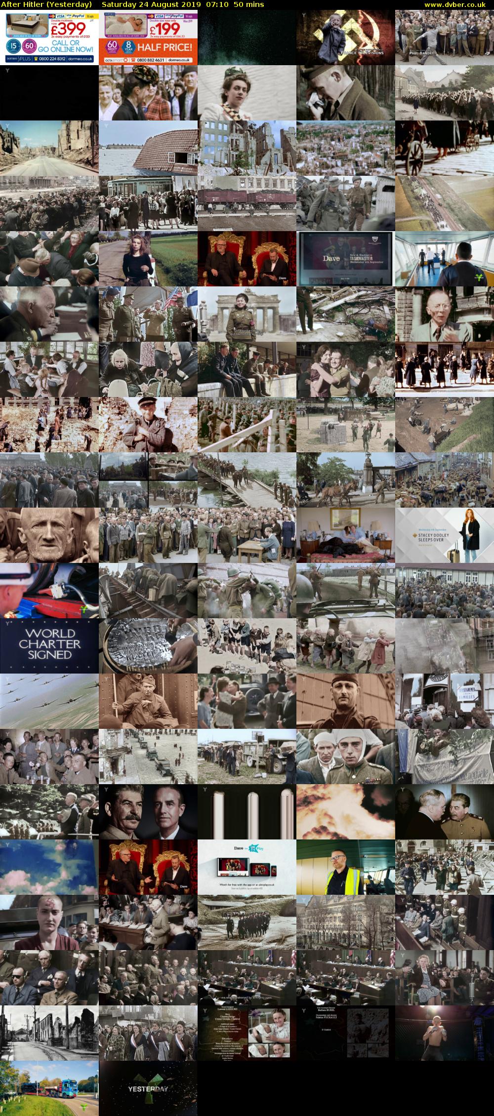 After Hitler (Yesterday) Saturday 24 August 2019 07:10 - 08:00