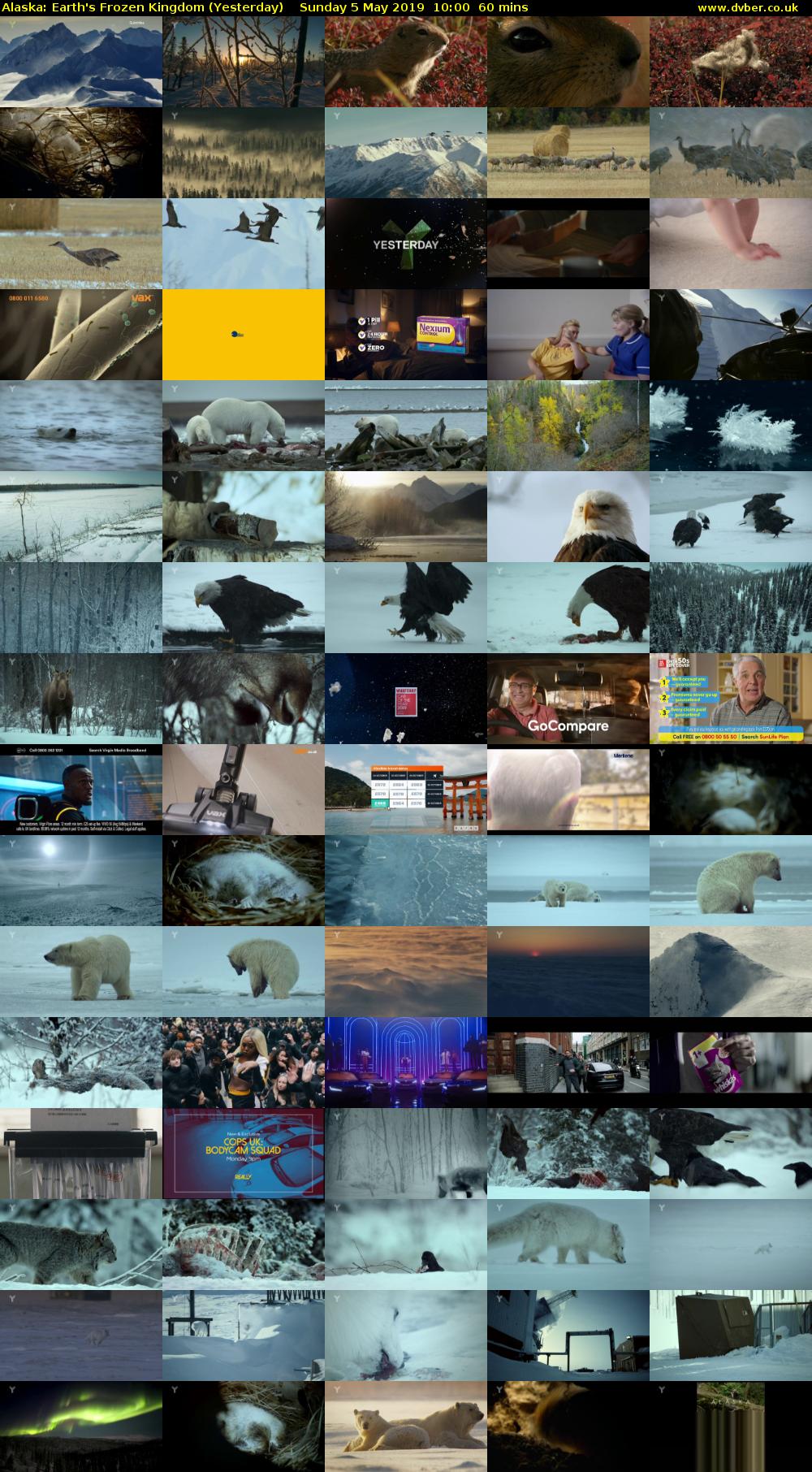 Alaska: Earth's Frozen Kingdom (Yesterday) Sunday 5 May 2019 10:00 - 11:00