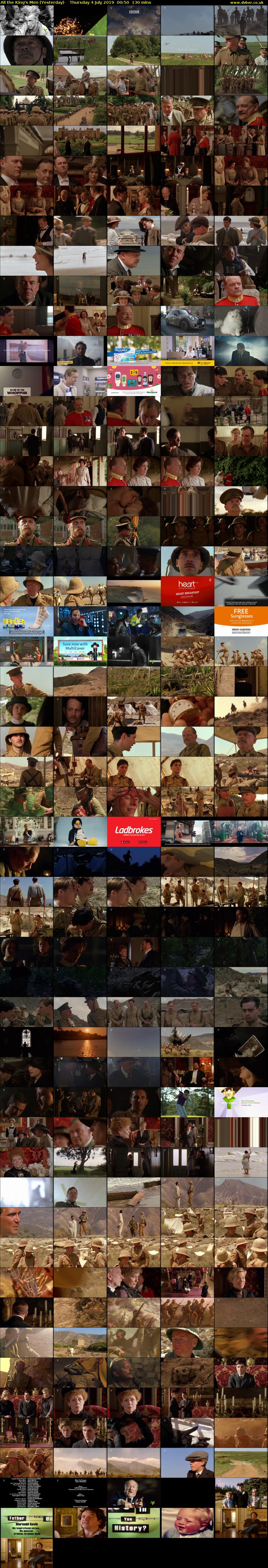 All the King's Men (Yesterday) Thursday 4 July 2019 00:50 - 03:00