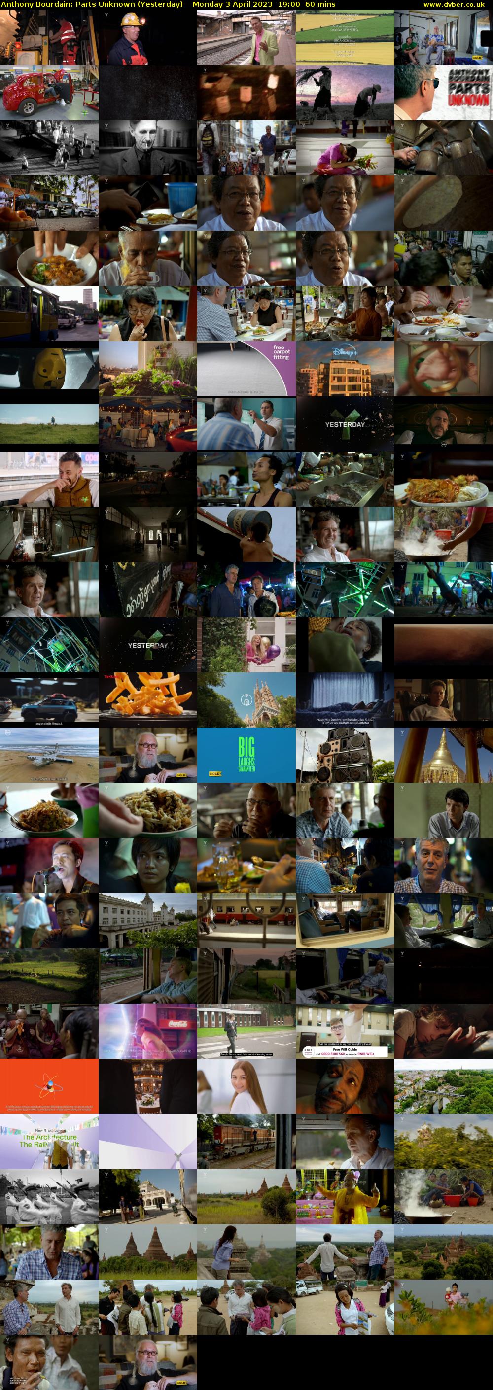 Anthony Bourdain: Parts Unknown (Yesterday) Monday 3 April 2023 19:00 - 20:00