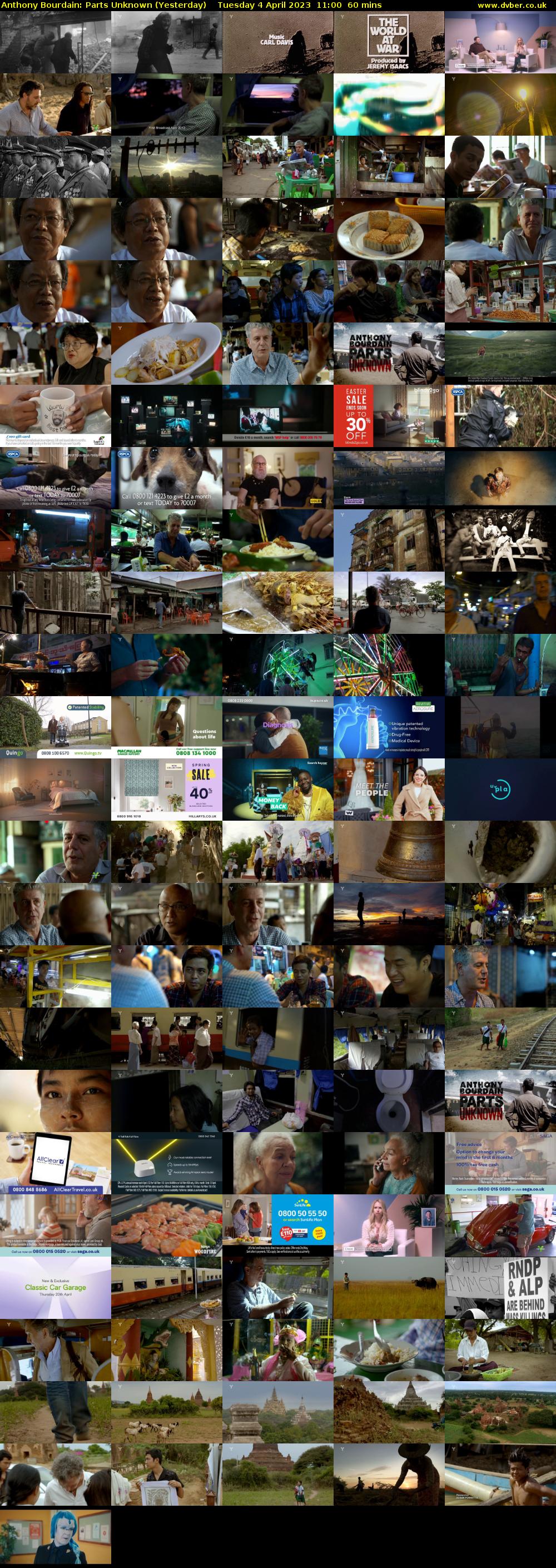 Anthony Bourdain: Parts Unknown (Yesterday) Tuesday 4 April 2023 11:00 - 12:00