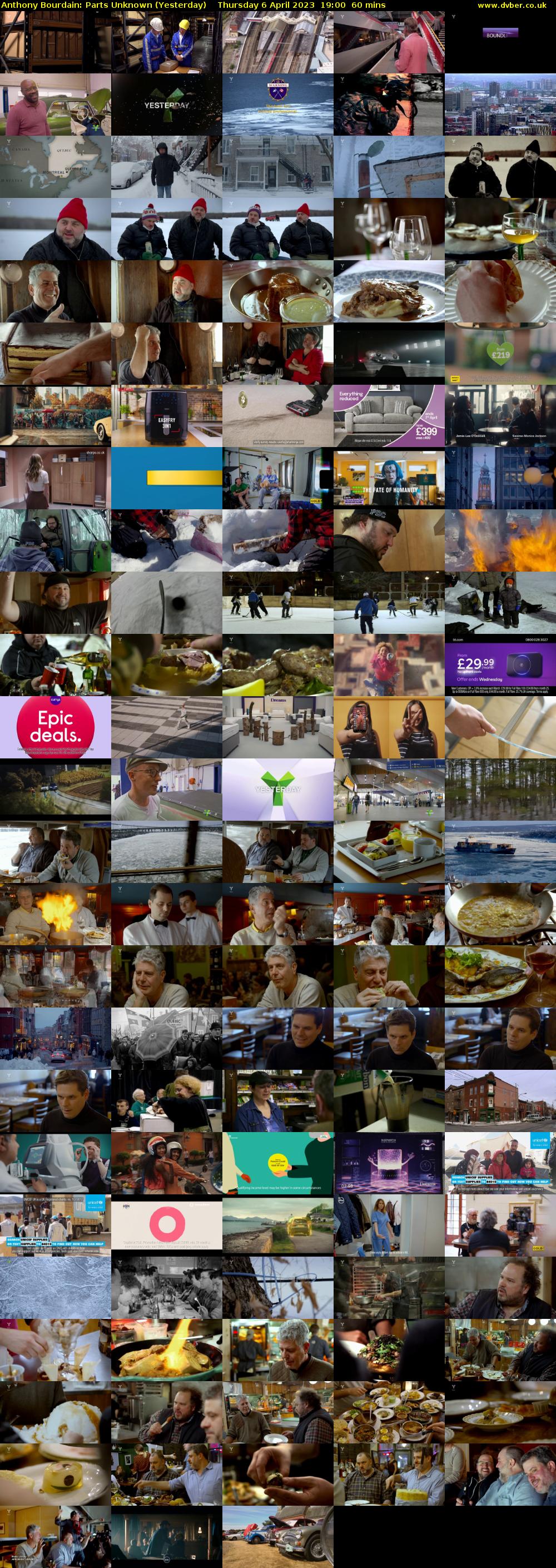 Anthony Bourdain: Parts Unknown (Yesterday) Thursday 6 April 2023 19:00 - 20:00