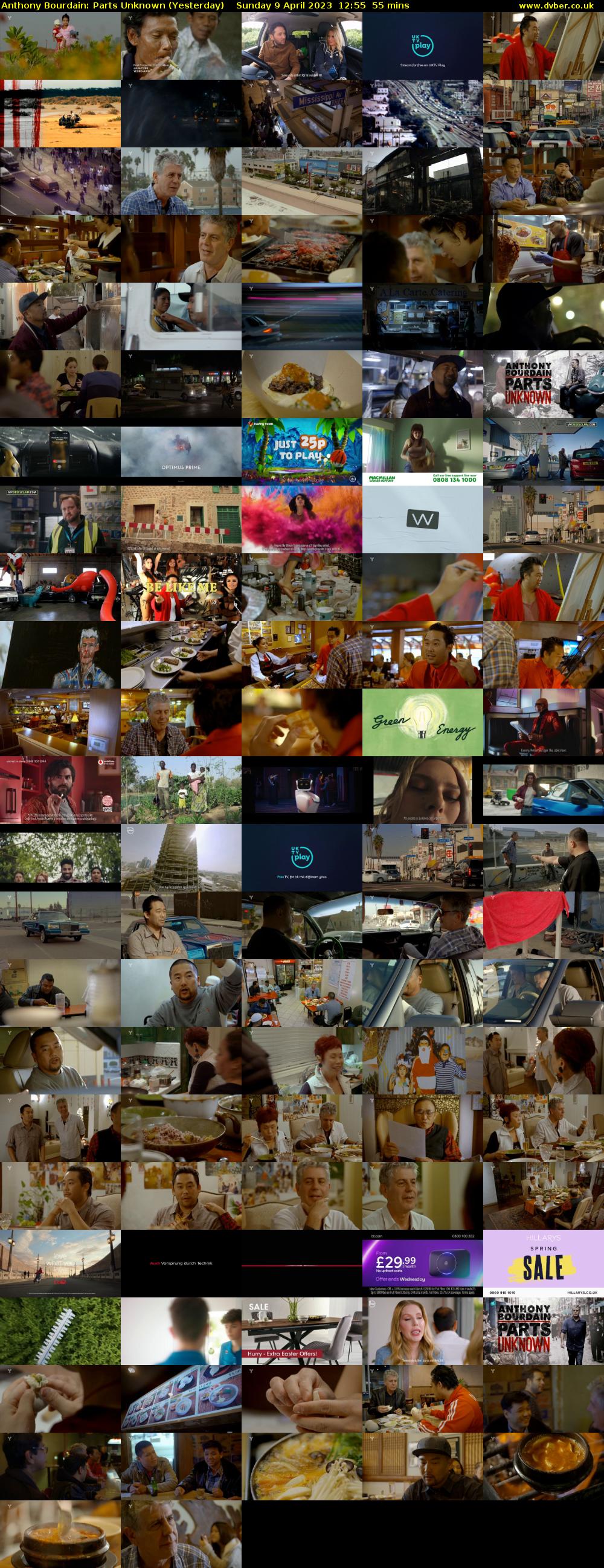 Anthony Bourdain: Parts Unknown (Yesterday) Sunday 9 April 2023 12:55 - 13:50