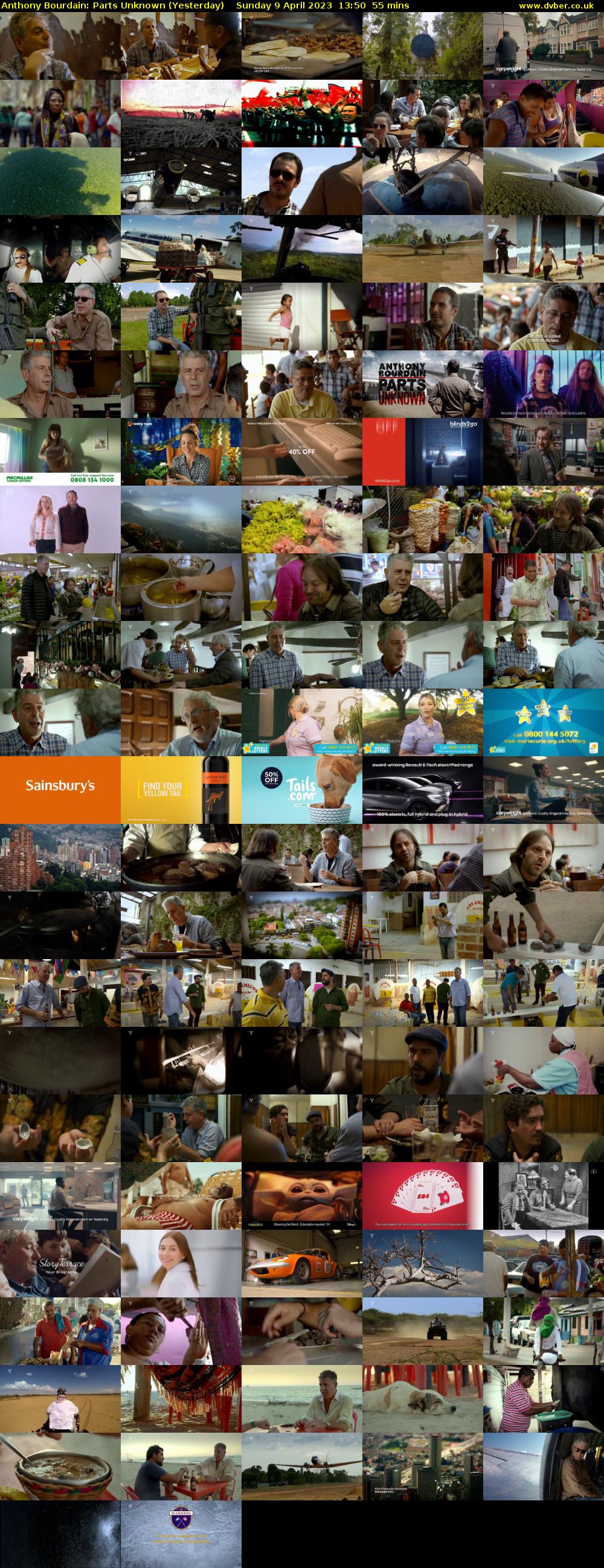 Anthony Bourdain: Parts Unknown (Yesterday) Sunday 9 April 2023 13:50 - 14:45