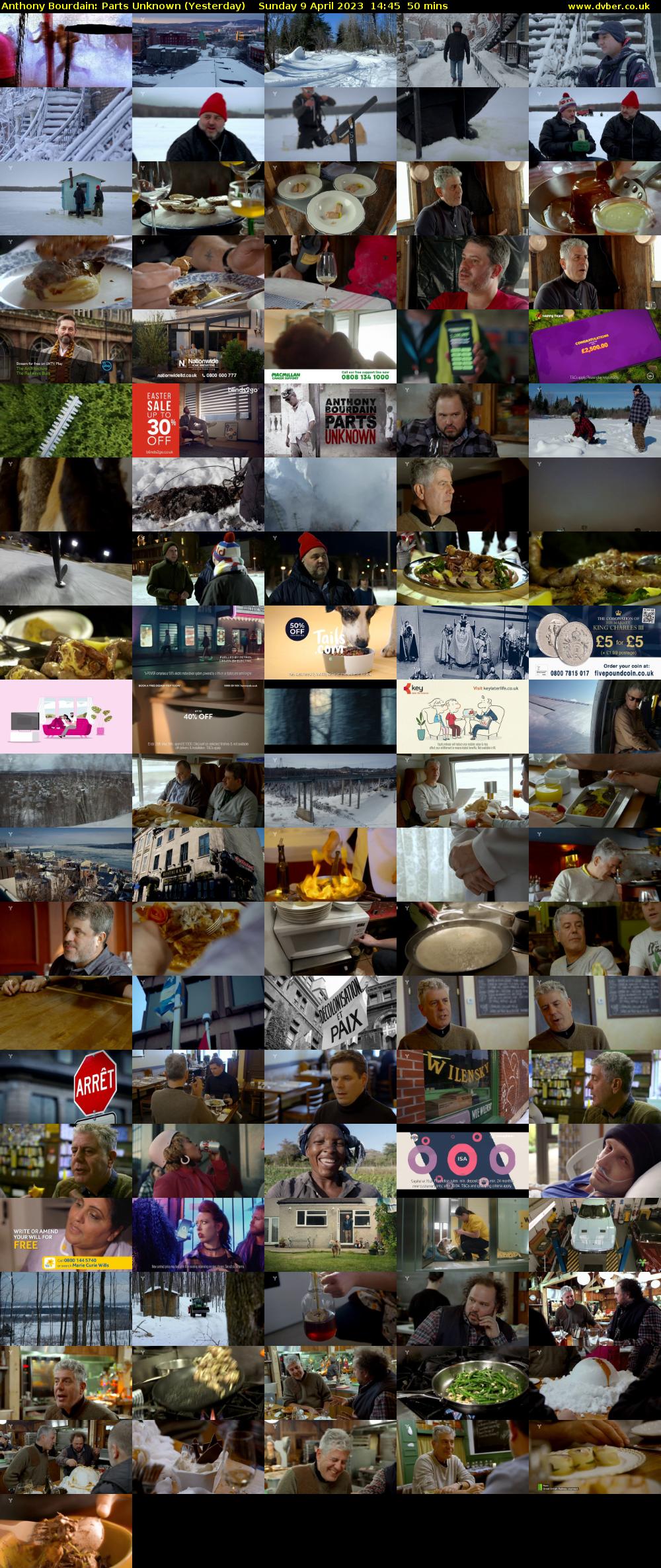 Anthony Bourdain: Parts Unknown (Yesterday) Sunday 9 April 2023 14:45 - 15:35