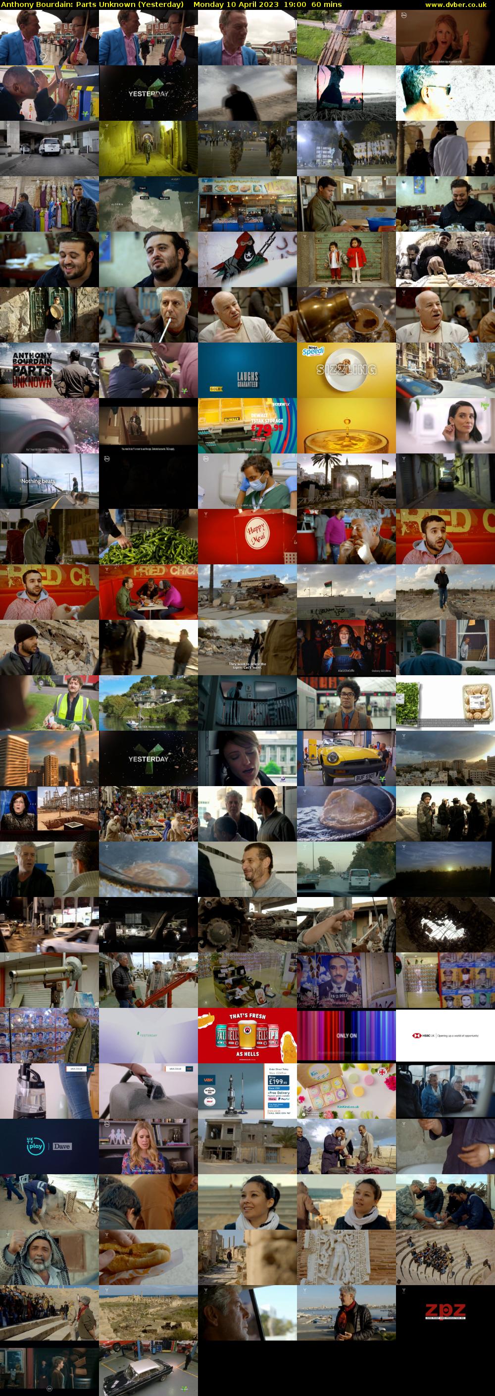 Anthony Bourdain: Parts Unknown (Yesterday) Monday 10 April 2023 19:00 - 20:00
