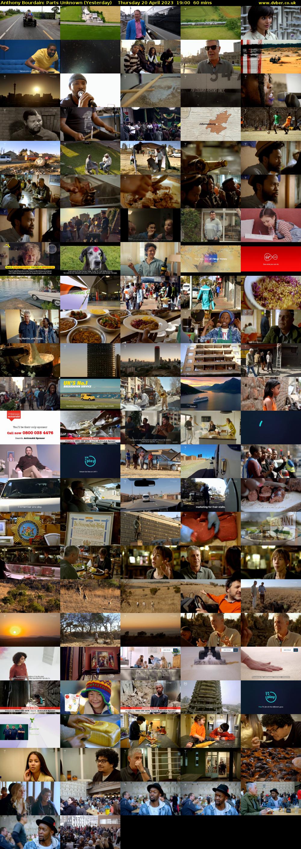 Anthony Bourdain: Parts Unknown (Yesterday) Thursday 20 April 2023 19:00 - 20:00