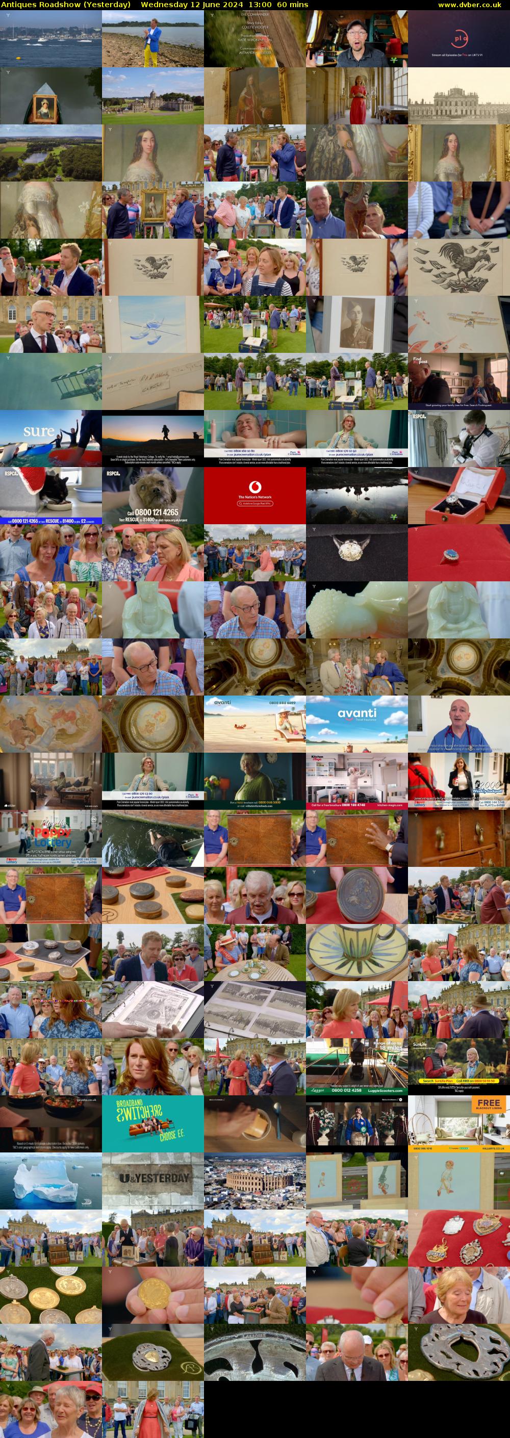 Antiques Roadshow (Yesterday) Wednesday 12 June 2024 13:00 - 14:00