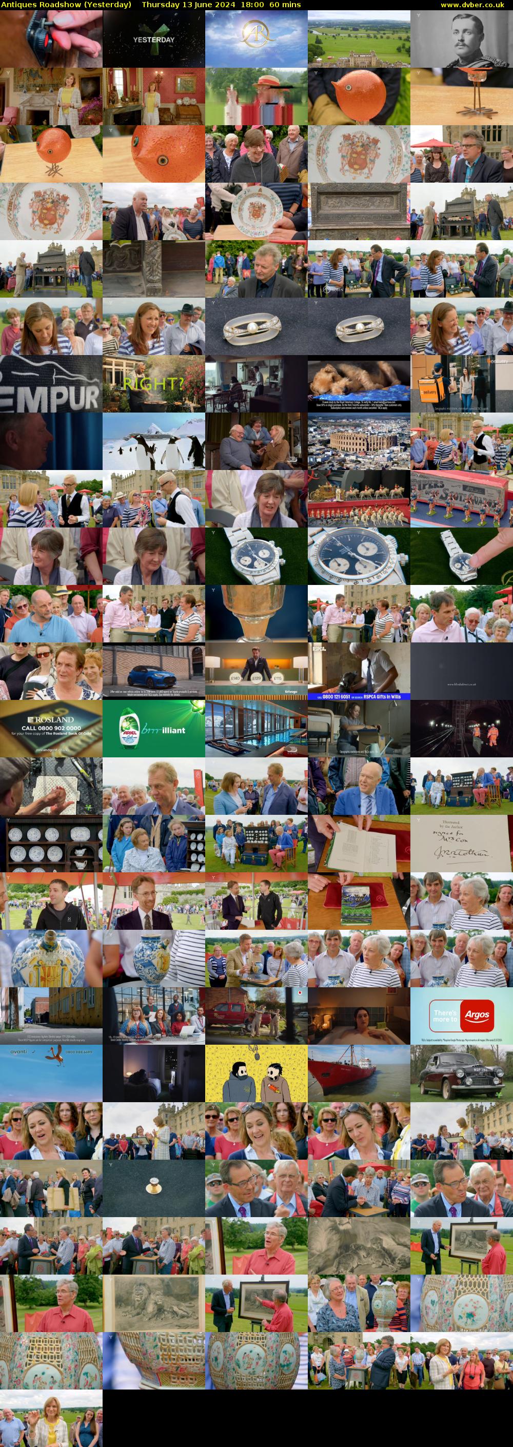 Antiques Roadshow (Yesterday) Thursday 13 June 2024 18:00 - 19:00