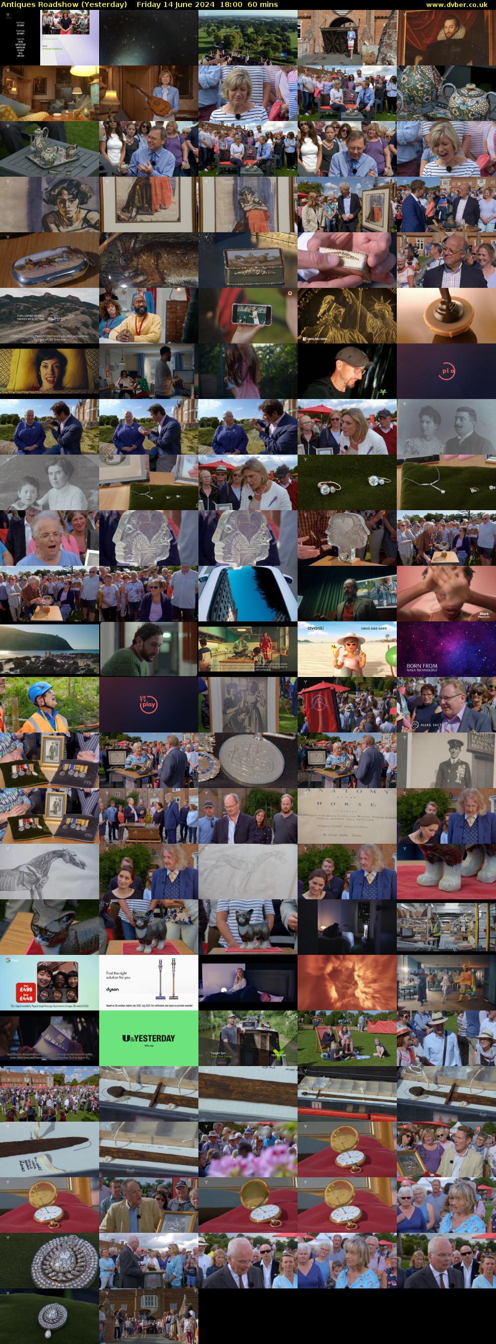 Antiques Roadshow (Yesterday) Friday 14 June 2024 18:00 - 19:00