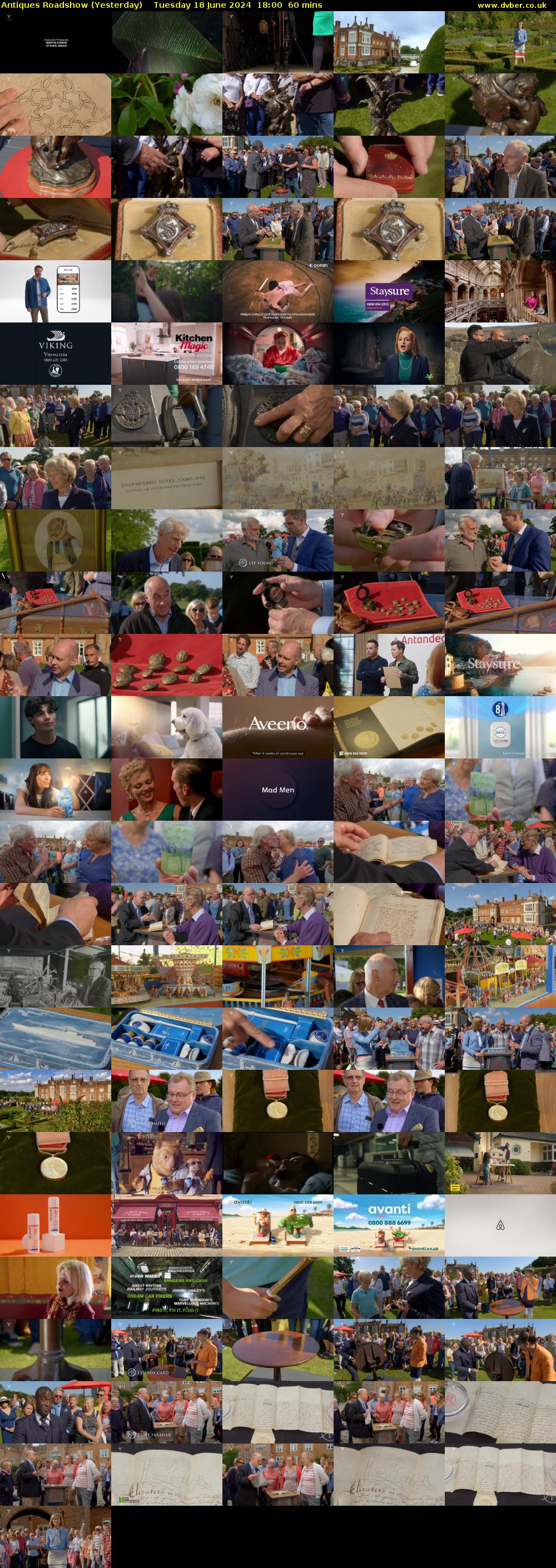 Antiques Roadshow (Yesterday) Tuesday 18 June 2024 18:00 - 19:00