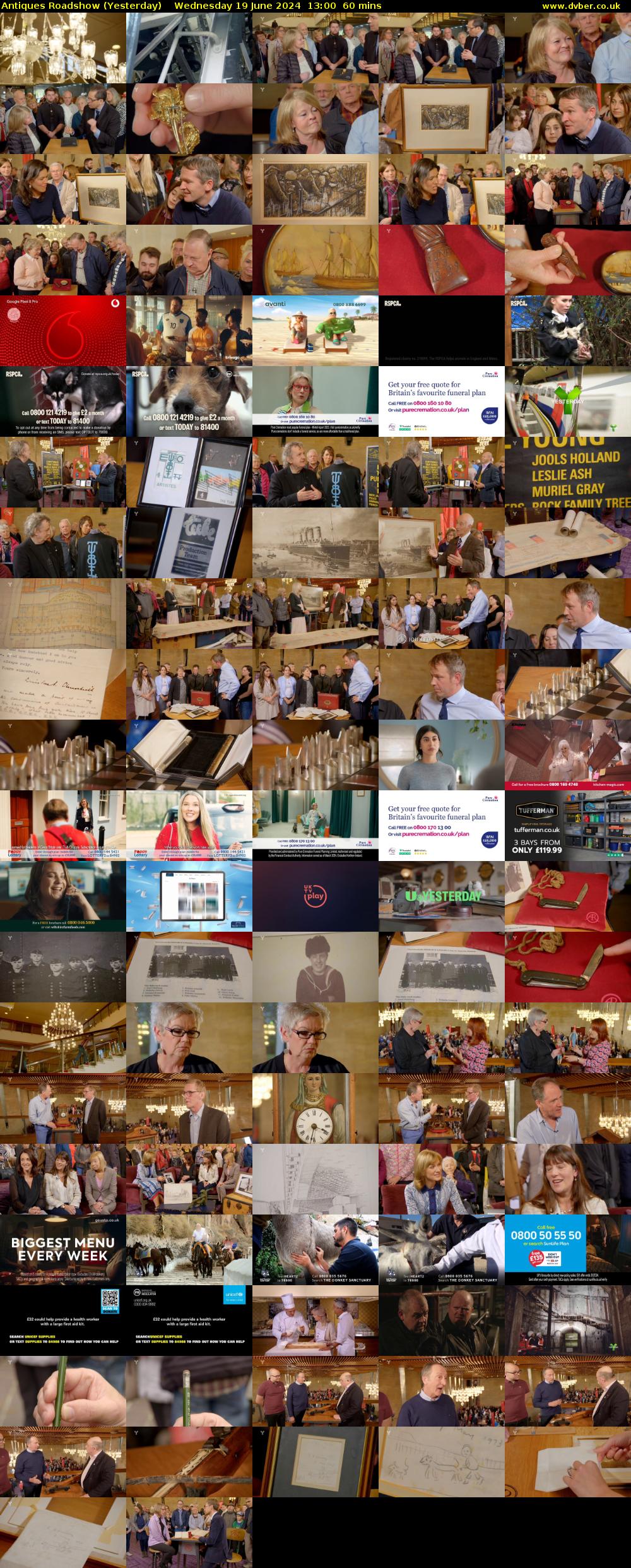 Antiques Roadshow (Yesterday) Wednesday 19 June 2024 13:00 - 14:00