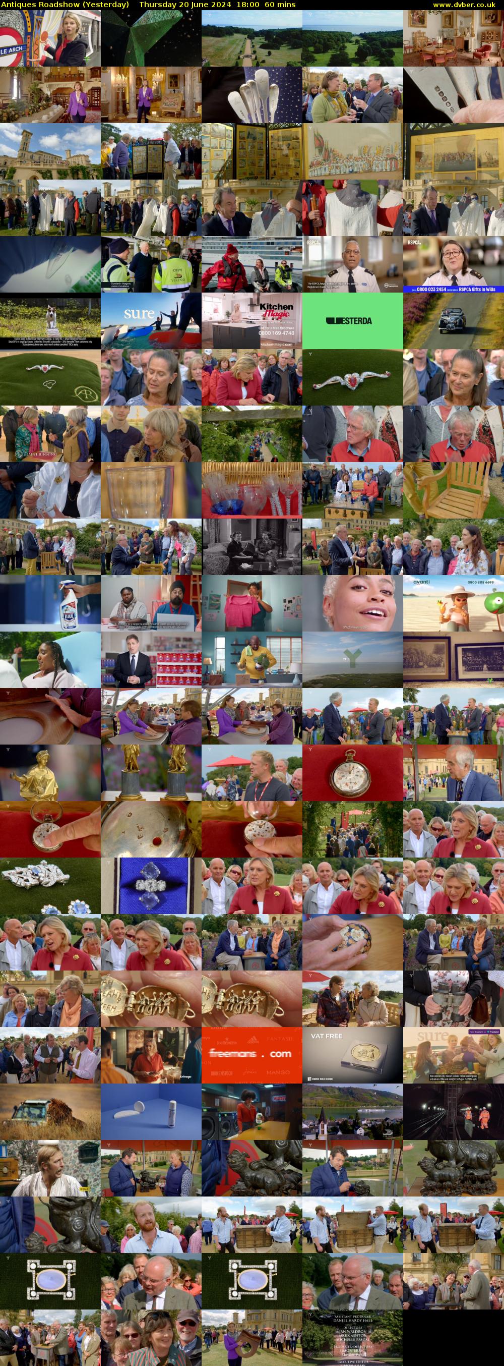 Antiques Roadshow (Yesterday) Thursday 20 June 2024 18:00 - 19:00