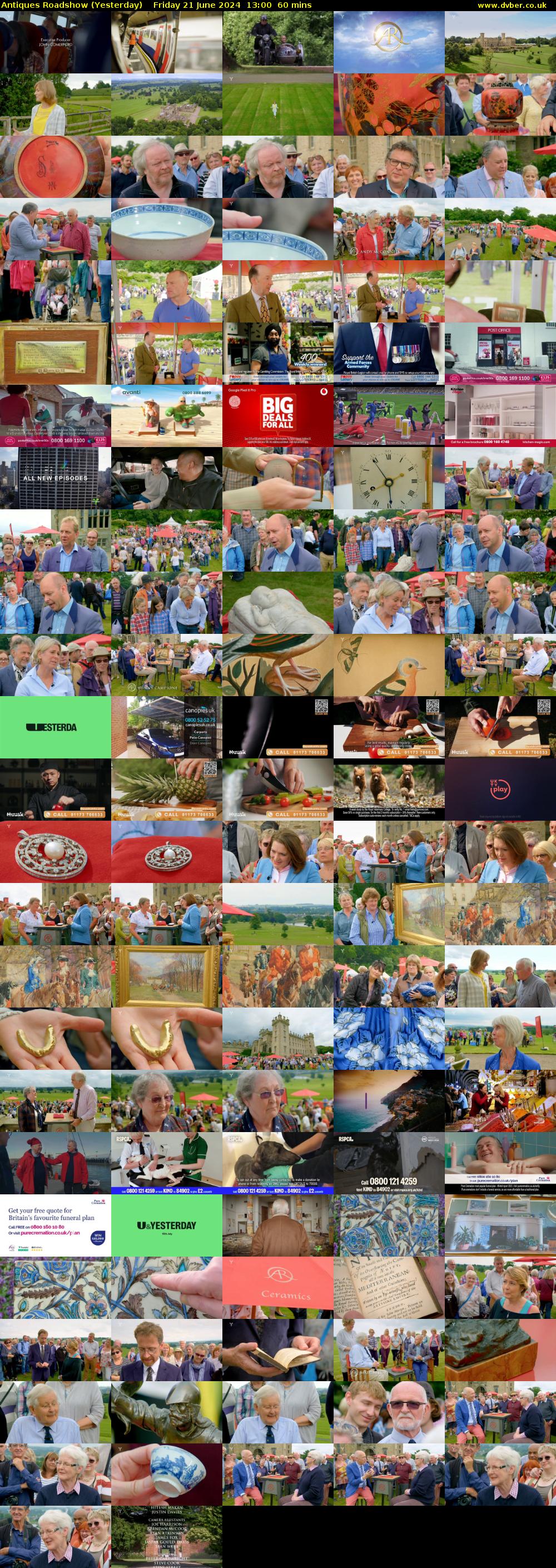 Antiques Roadshow (Yesterday) Friday 21 June 2024 13:00 - 14:00