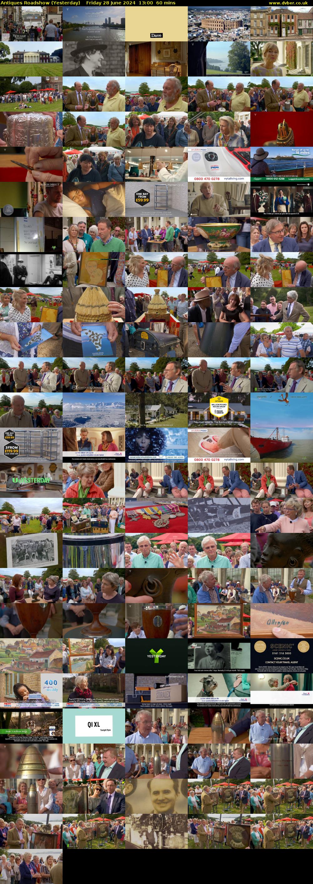 Antiques Roadshow (Yesterday) Friday 28 June 2024 13:00 - 14:00