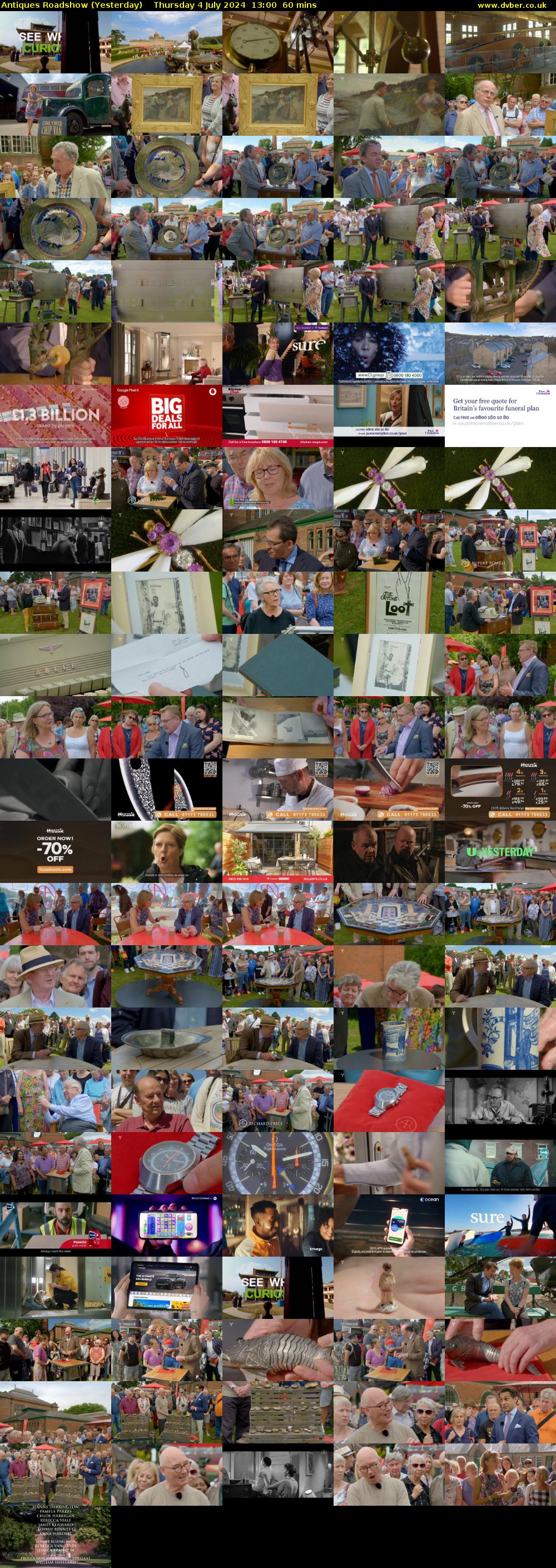 Antiques Roadshow (Yesterday) Thursday 4 July 2024 13:00 - 14:00