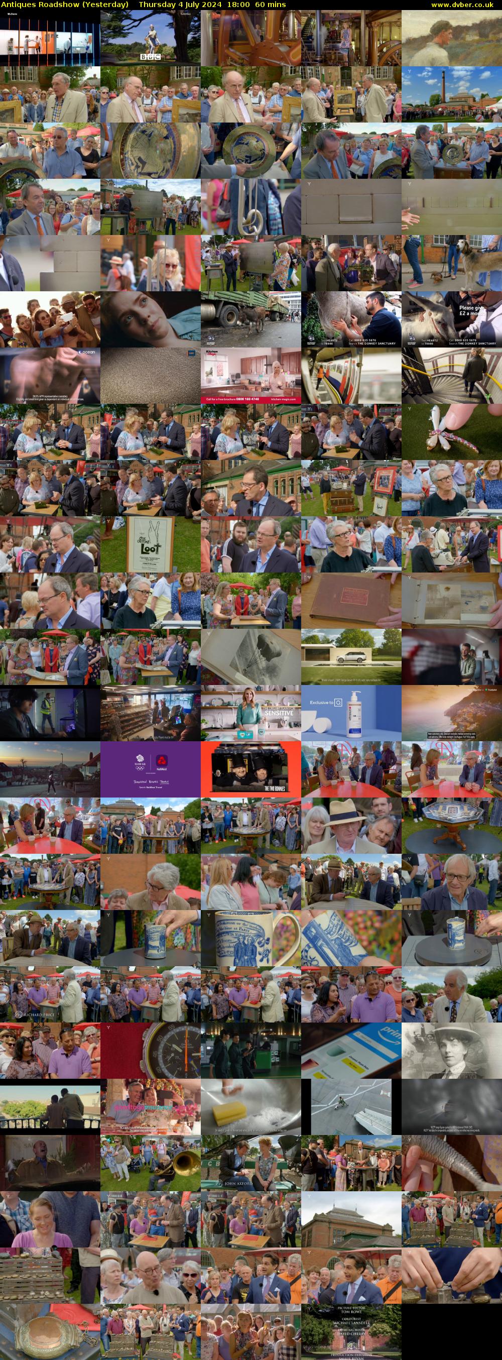 Antiques Roadshow (Yesterday) Thursday 4 July 2024 18:00 - 19:00