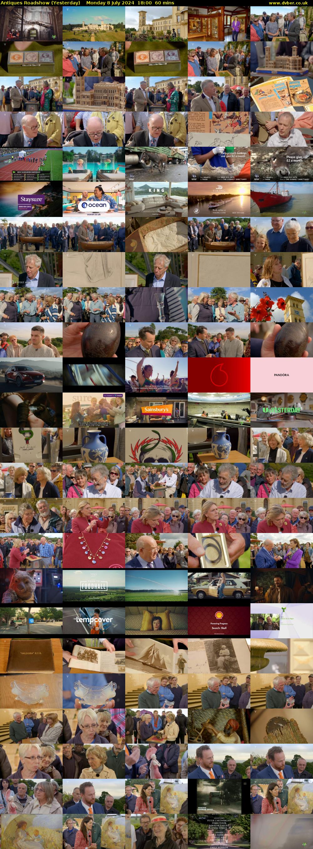 Antiques Roadshow (Yesterday) Monday 8 July 2024 18:00 - 19:00