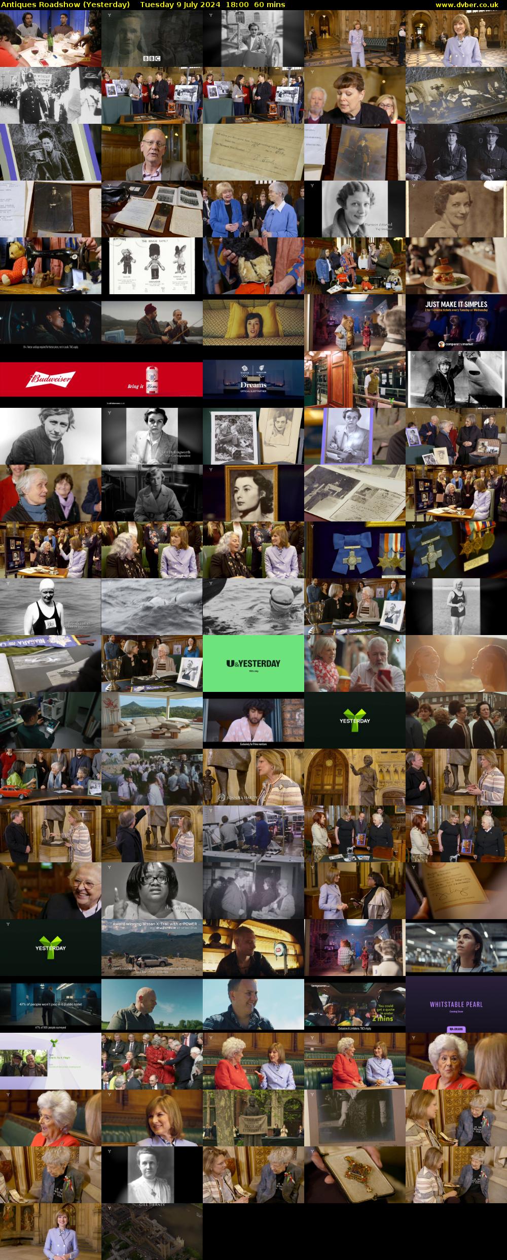 Antiques Roadshow (Yesterday) Tuesday 9 July 2024 18:00 - 19:00