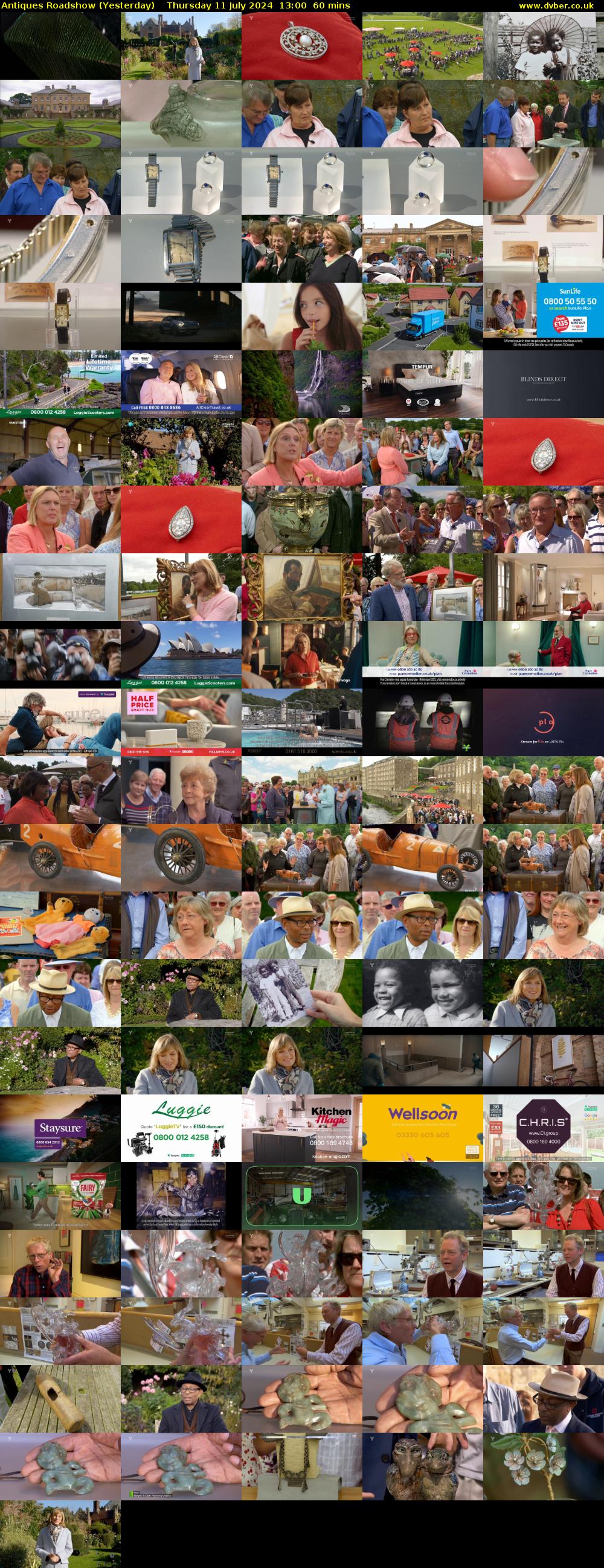 Antiques Roadshow (Yesterday) Thursday 11 July 2024 13:00 - 14:00