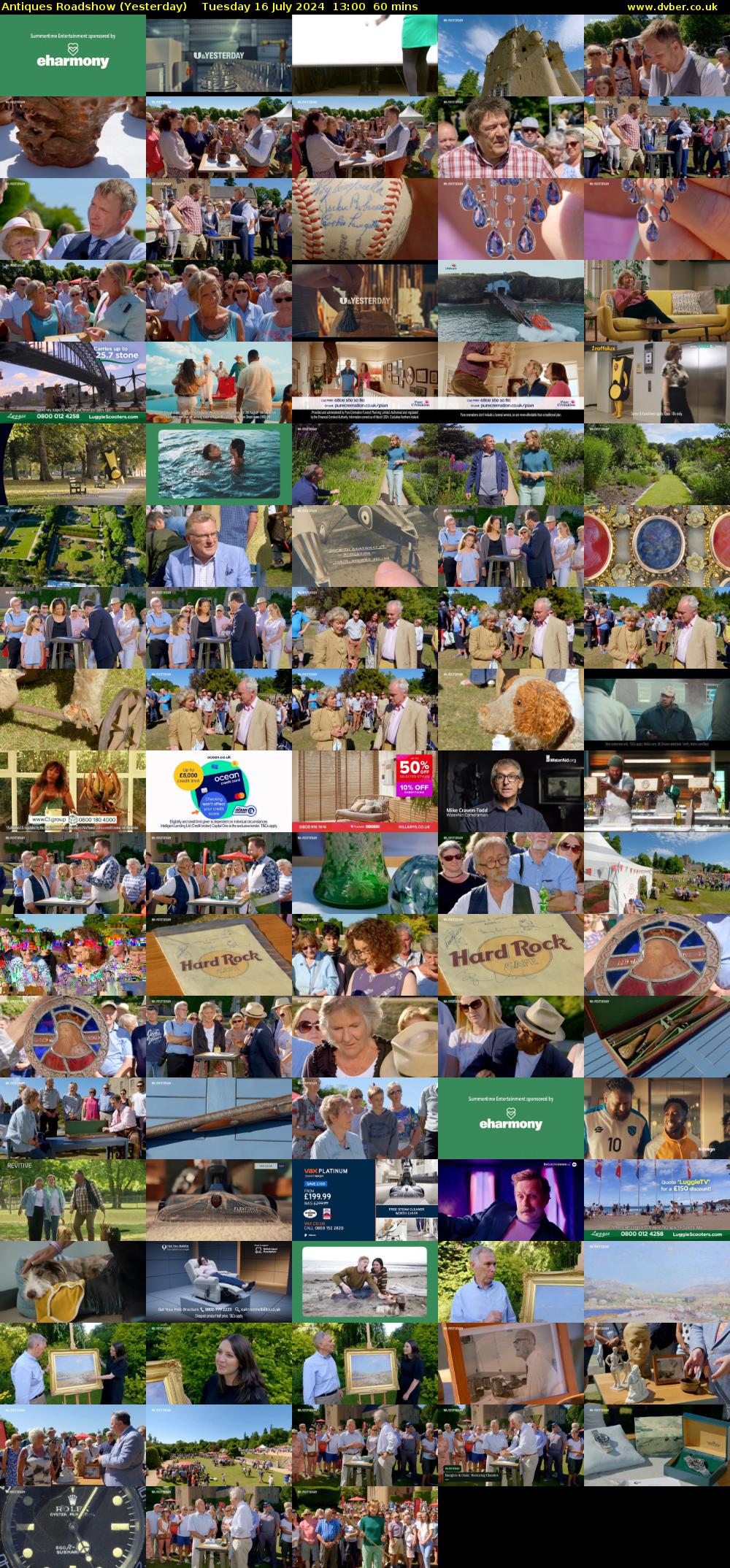 Antiques Roadshow (Yesterday) Tuesday 16 July 2024 13:00 - 14:00
