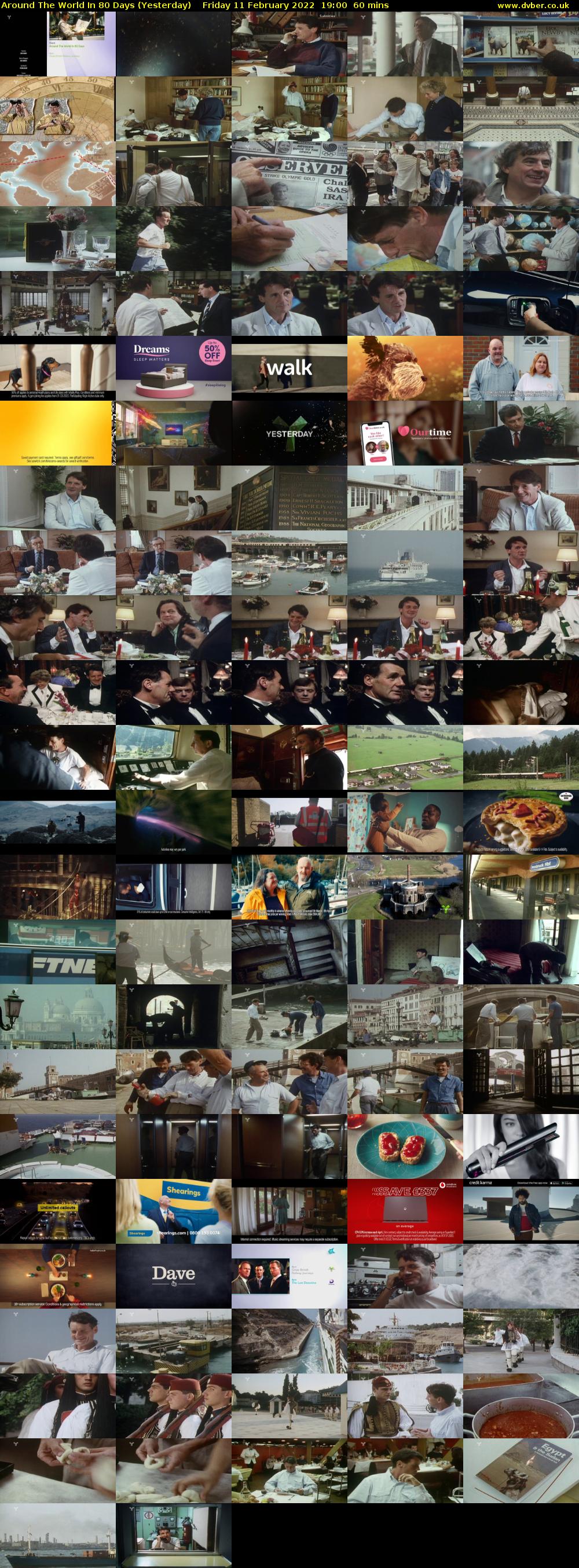 Around The World In 80 Days (Yesterday) Friday 11 February 2022 19:00 - 20:00