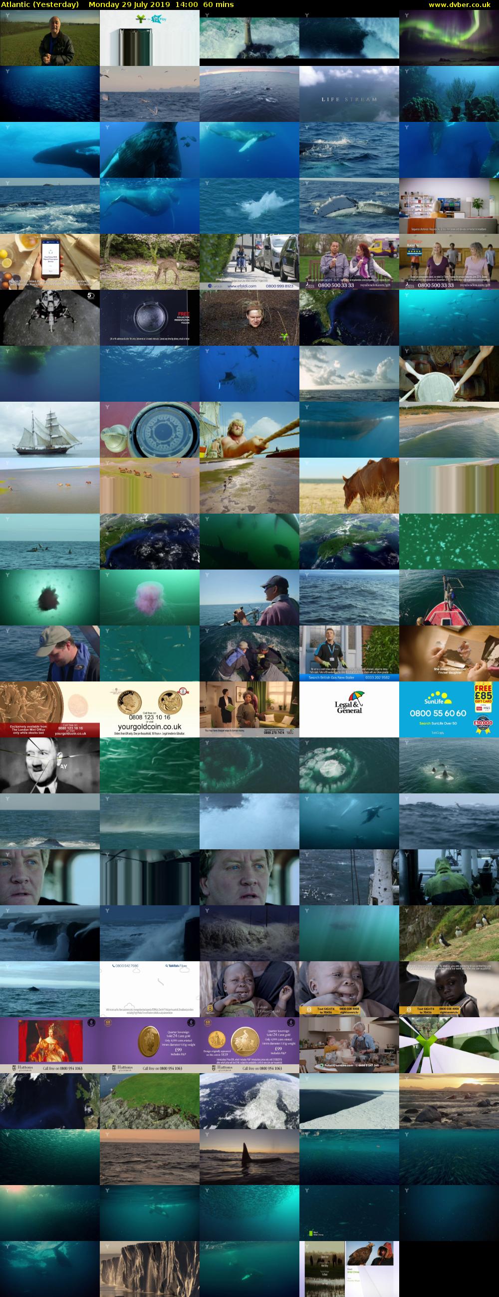 Atlantic (Yesterday) Monday 29 July 2019 14:00 - 15:00