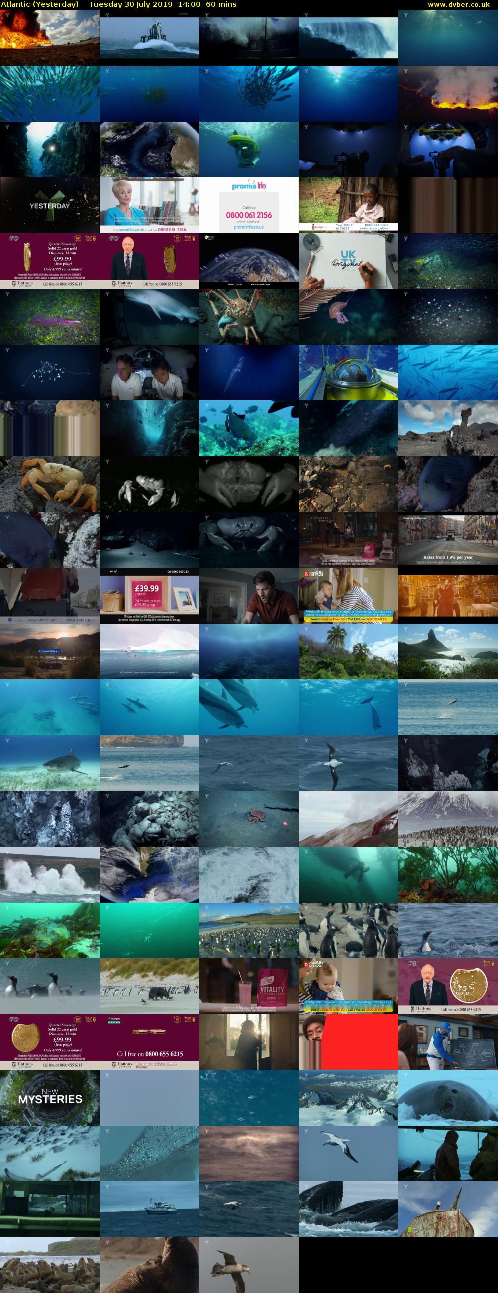 Atlantic (Yesterday) Tuesday 30 July 2019 14:00 - 15:00