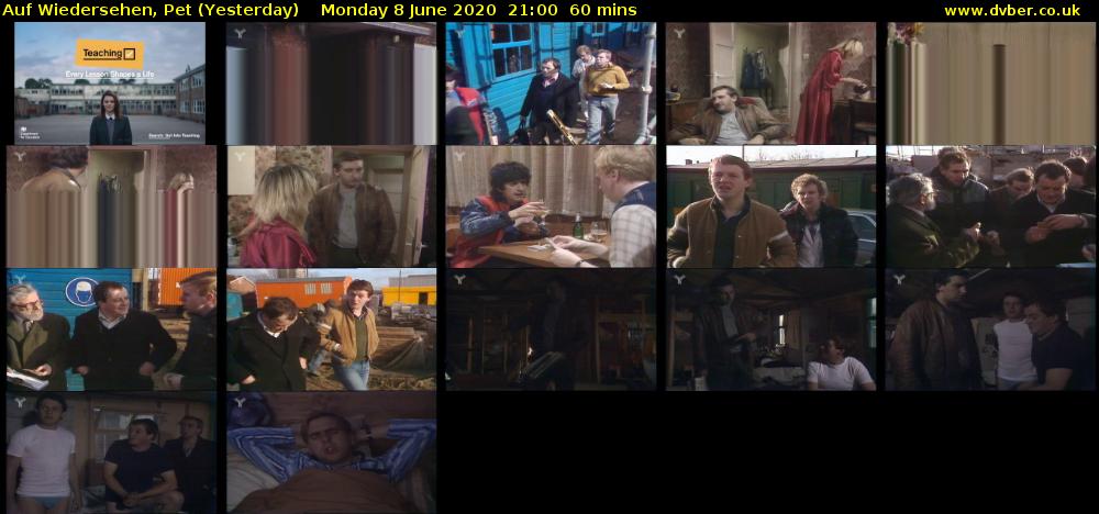Auf Wiedersehen, Pet (Yesterday) Monday 8 June 2020 21:00 - 22:00
