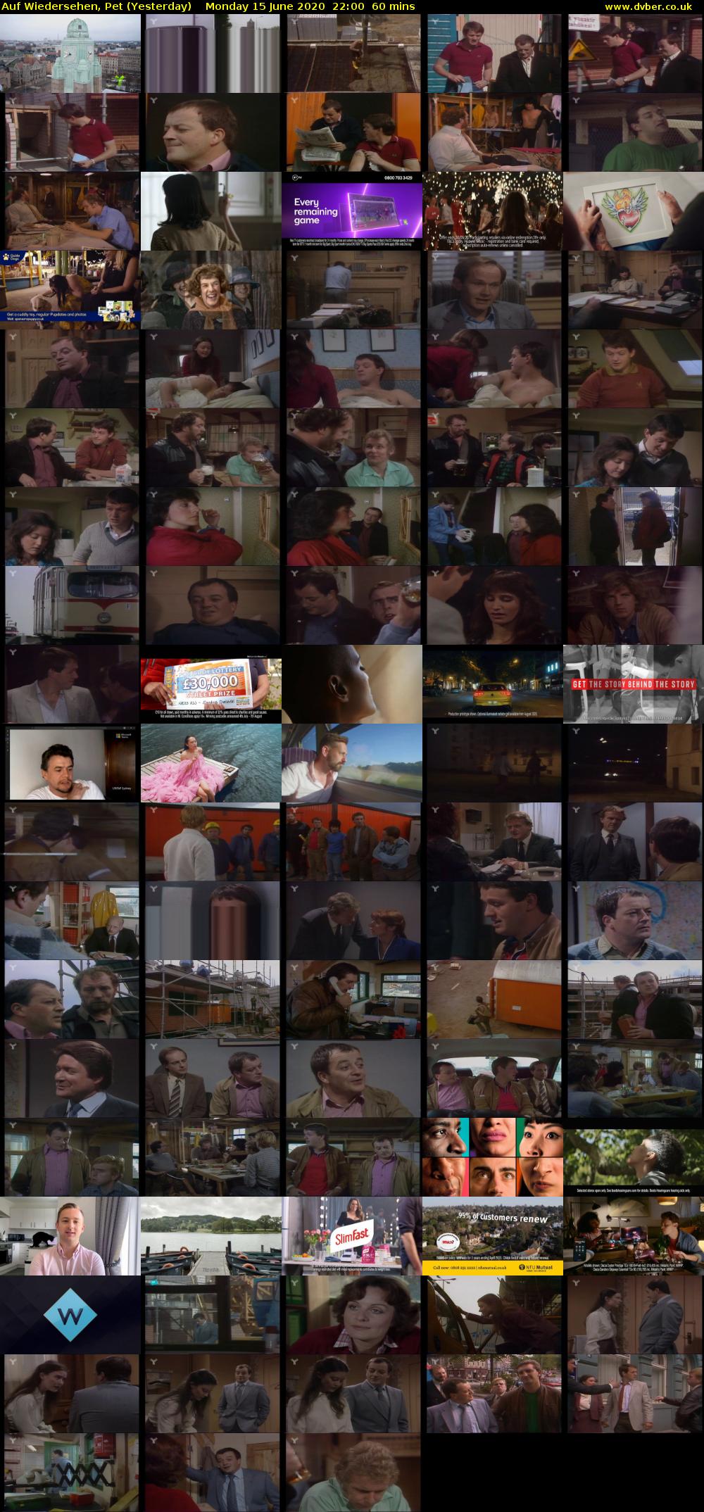 Auf Wiedersehen, Pet (Yesterday) Monday 15 June 2020 22:00 - 23:00
